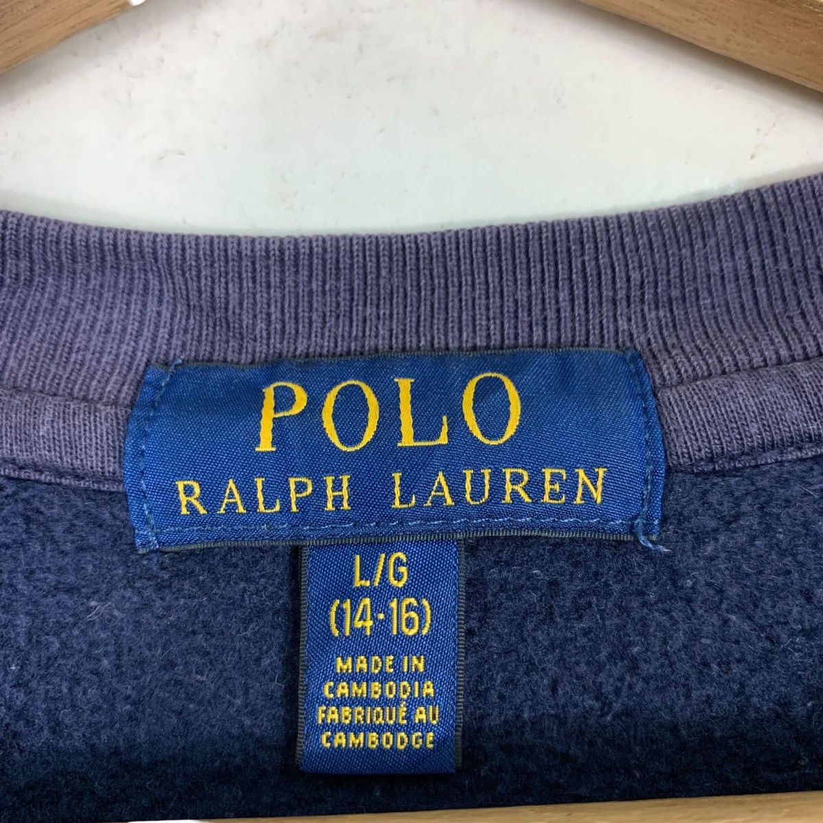 Polo Ralph Lauren Polo Ralph Lauren Small Pony Logo Youth Sweatshirt #0794-C36 Size US L / EU 52-54 / 3 - 10 Thumbnail