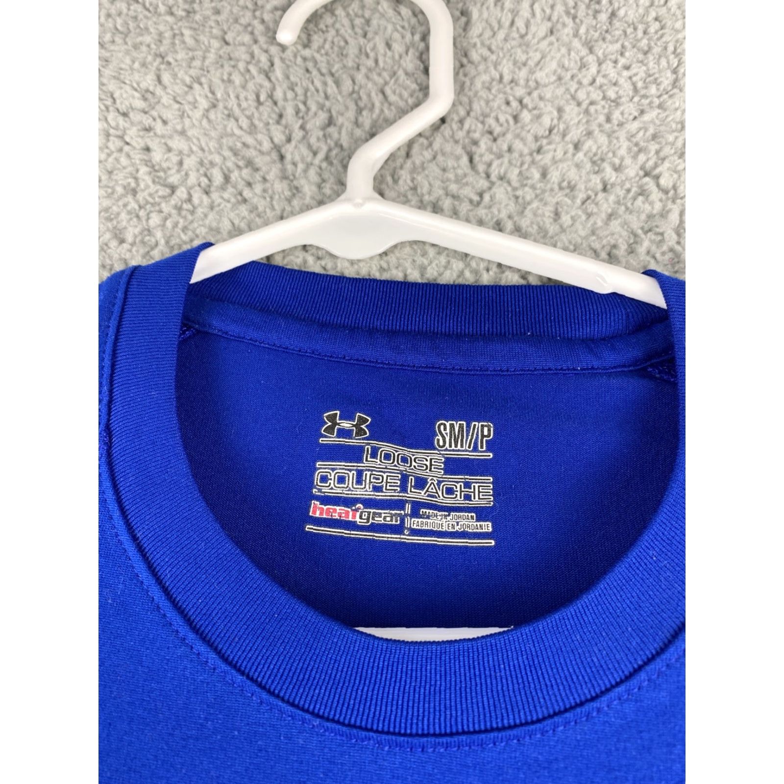 Under Armour Under Armour UA Men's Short Sleeve Loose Fit Heat Gear T Shirt Size S Blue/37-34 Size US S / EU 44-46 / 1 - 3 Thumbnail