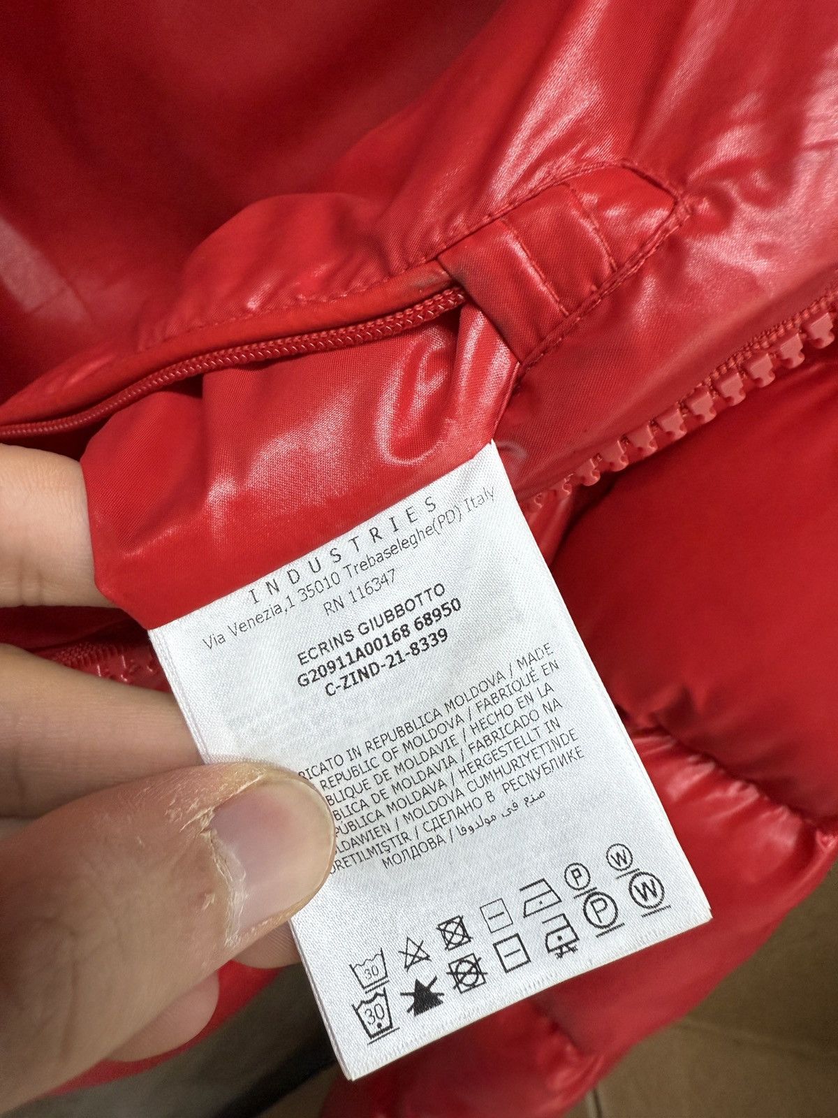 Moncler Moncler Red Maya Puffer Jacket Size US S / EU 44-46 / 1 - 10 Thumbnail