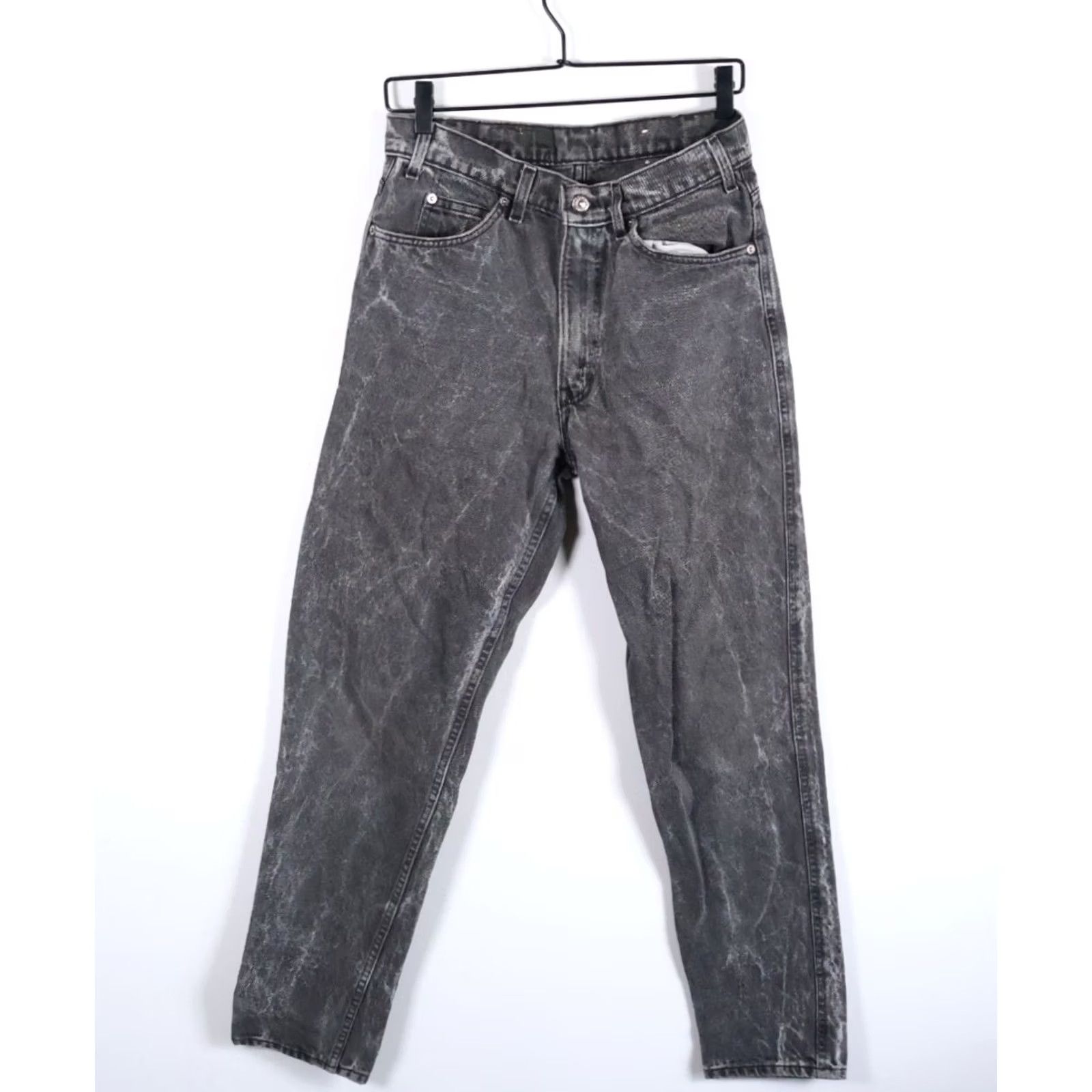 Levi's VINTAGE Levi's Jeans 40550 Men 29 x 32 Gray Acid Wash Tapered Leg 90s Grunge Retro VTG Mens Jeans Size US 29 - 2 Thumbnail