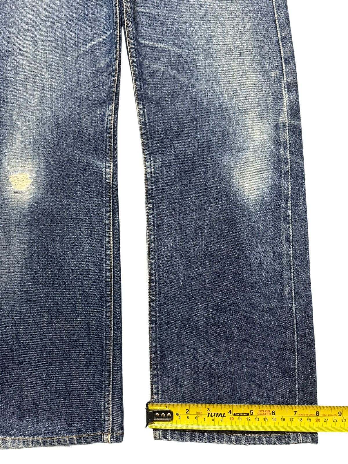 Levi's Vintage 90s Levis 505 Blue Faded Wash Distress Straight Leg Size US 30 / EU 46 - 14 Thumbnail