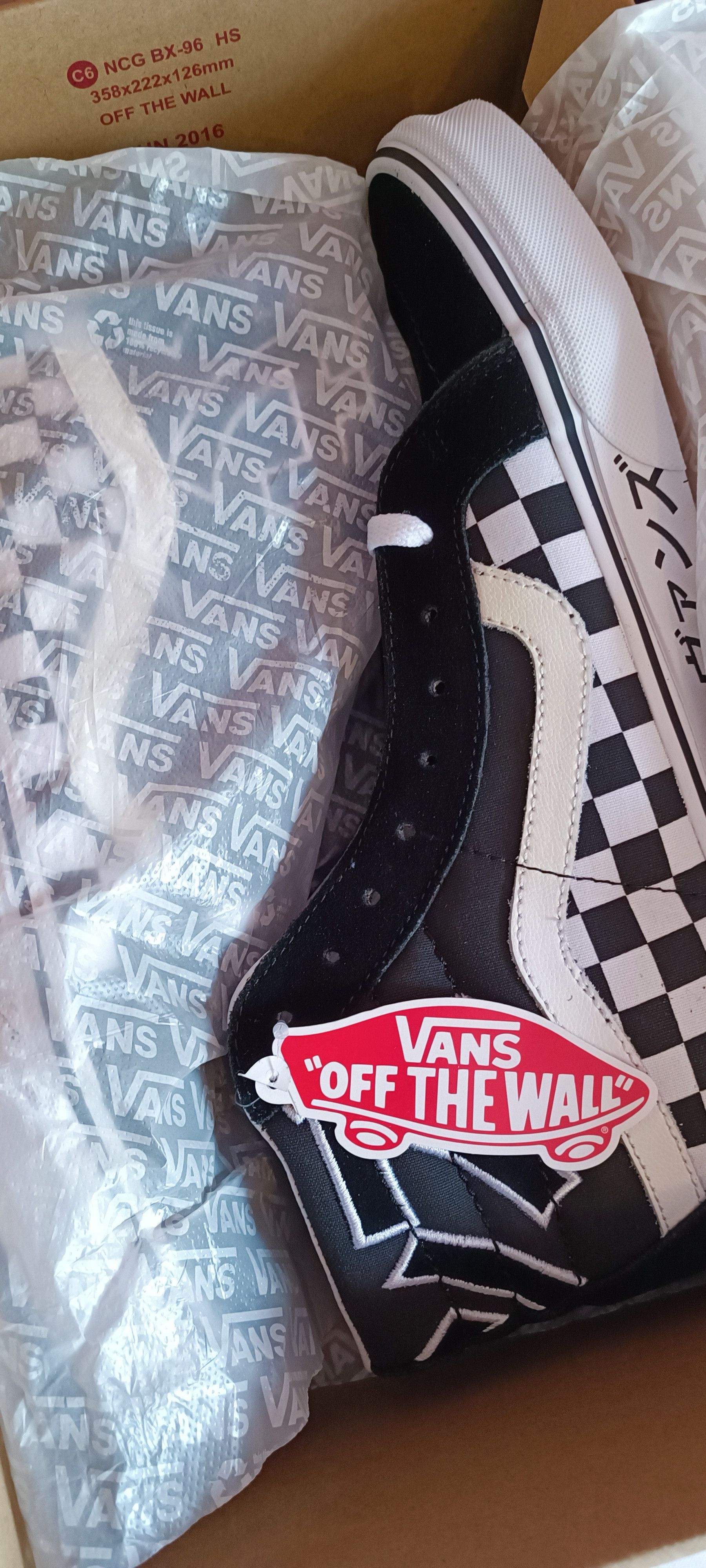 Vans Vans Sk8-Hi Reissue 2018 (Japanese Type) Black White Size US 11.5 / EU 44-45 - 9 Thumbnail