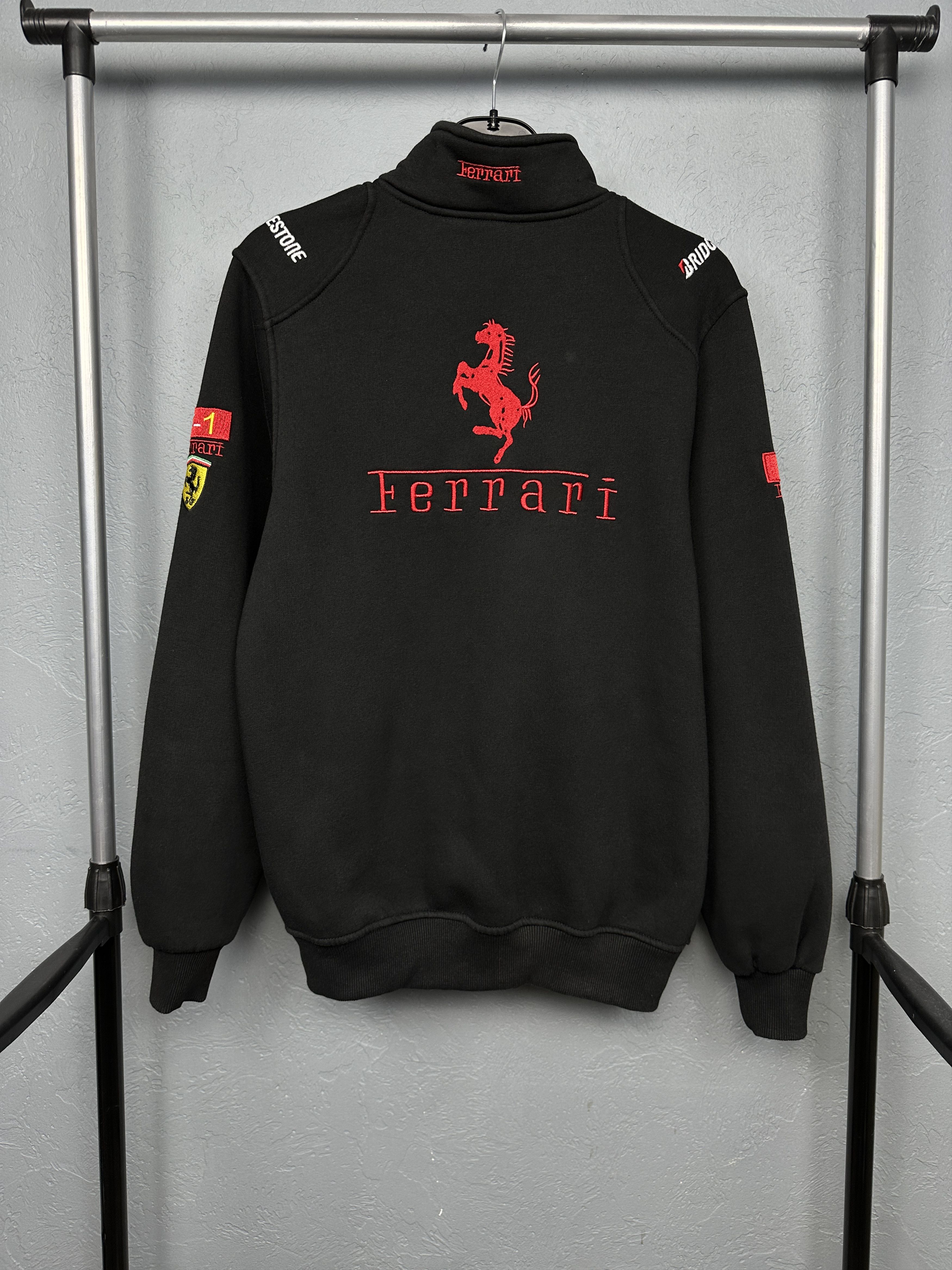 Formula 1 Formula 1 Ferrari team logo Vintage Mens Zip Hoodie Size US M / EU 48-50 / 2 - 5 Thumbnail