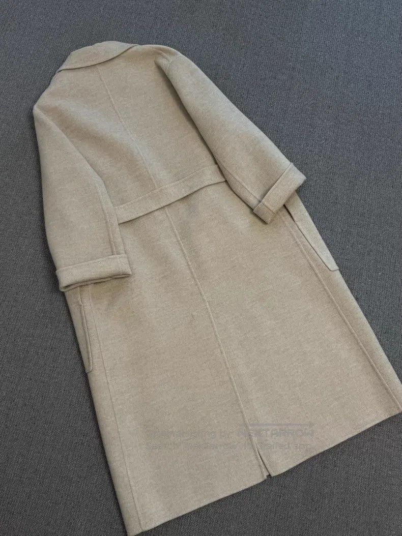 Hermes Hermes 25-year style beige single-breasted collar overcoat Size XXS / US 00 / IT 34 - 5 Thumbnail