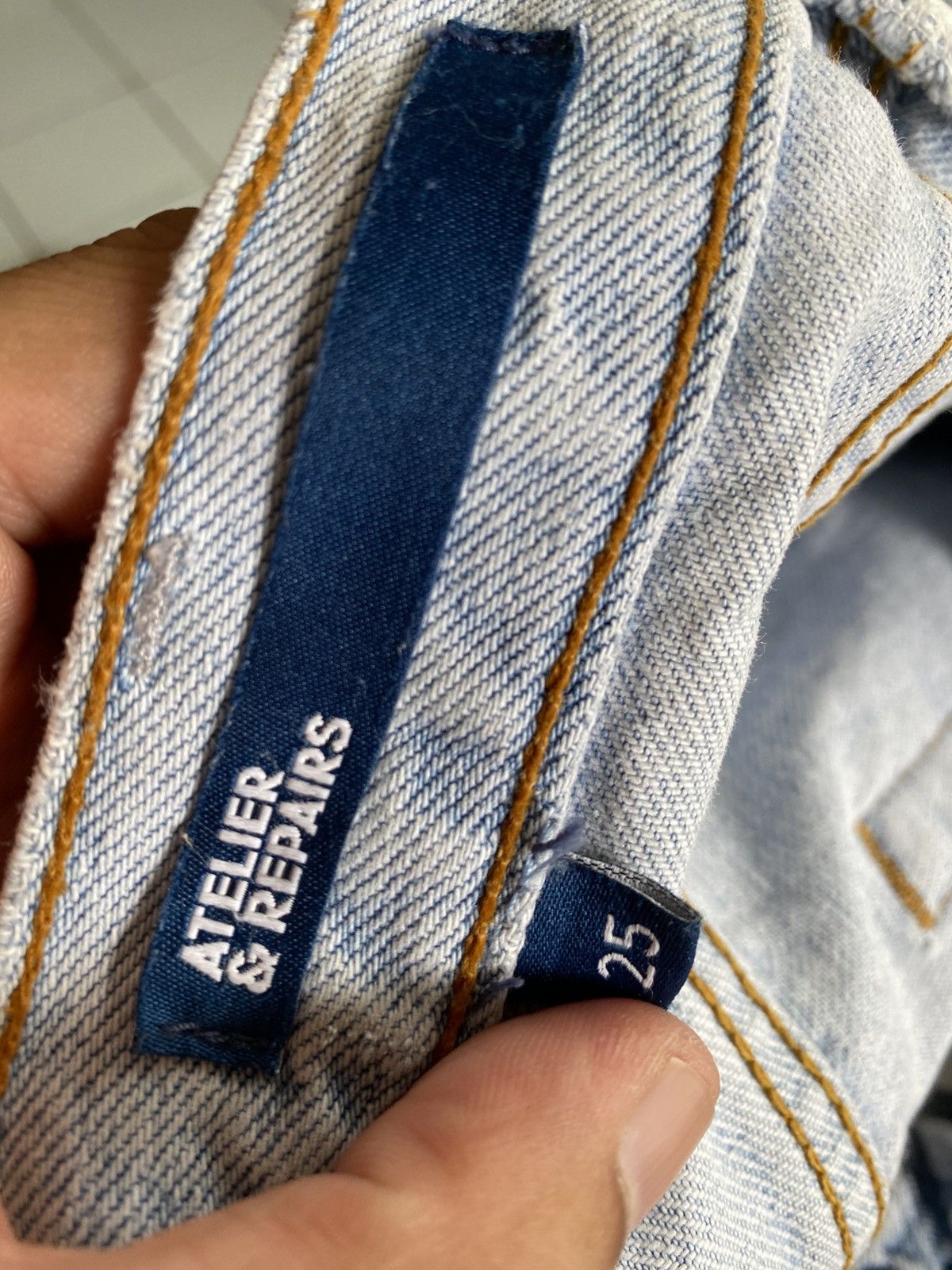 Atelier & Repairs × Levi's × Vintage Vintage Levi's 501 Patchwork Denim Jeans Reworked 31x30 Size US 28 / EU 44 - 8 Thumbnail
