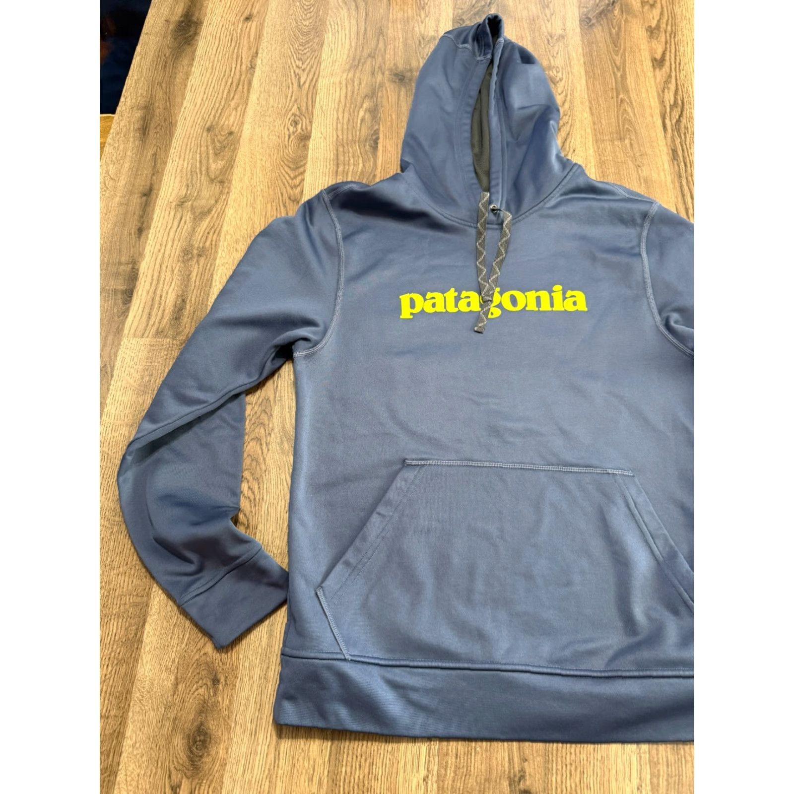 Patagonia Patagonia Sweatshirt Men's Small Blue Pullover Drawstring Crew Neck Fleece Logo Solid Vintage No Size US S / EU 44-46 / 1 - 4 Thumbnail