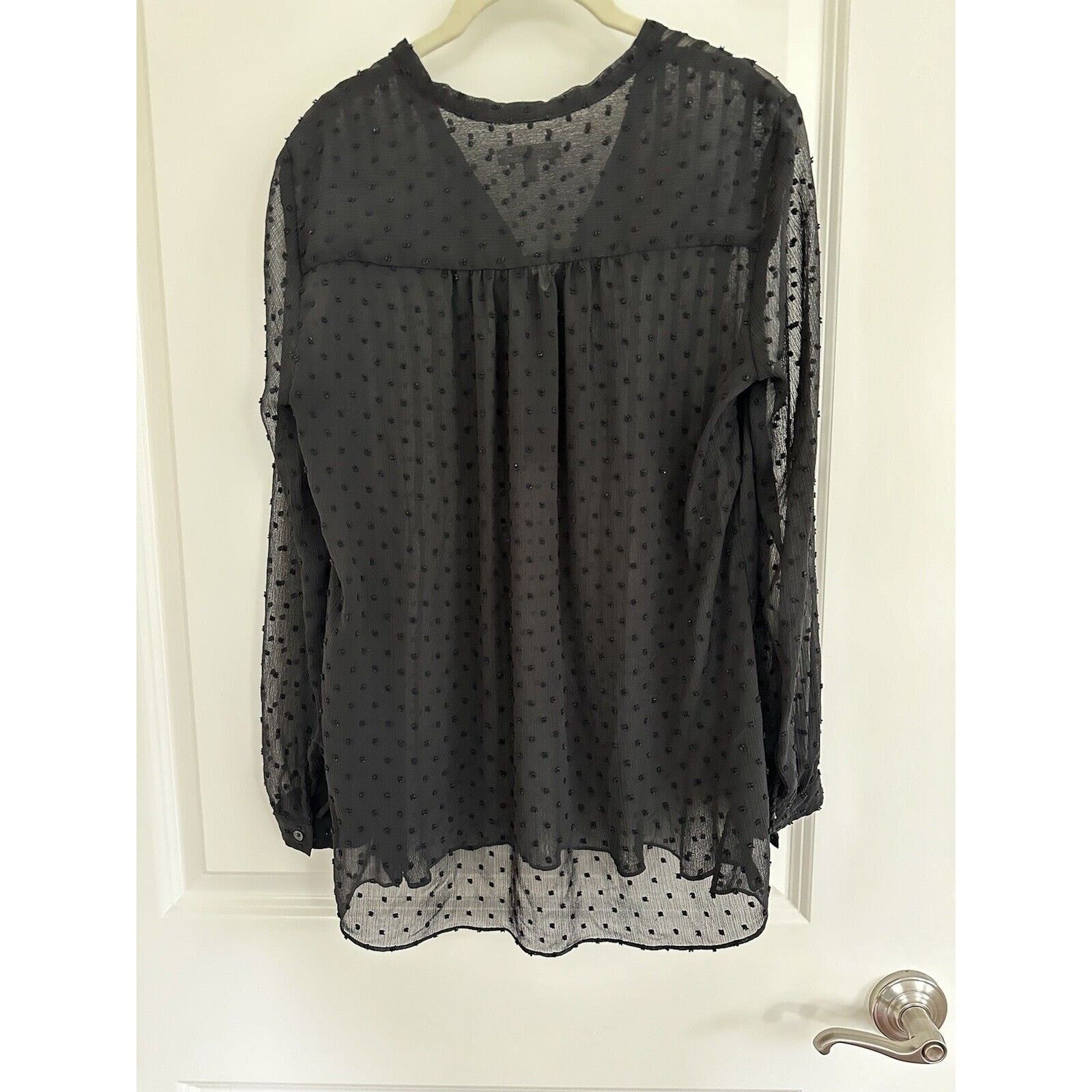 Other Max Studio Black Bohemian Blouse Women’s Size Small Size S / US 4 / IT 40 - 5 Thumbnail