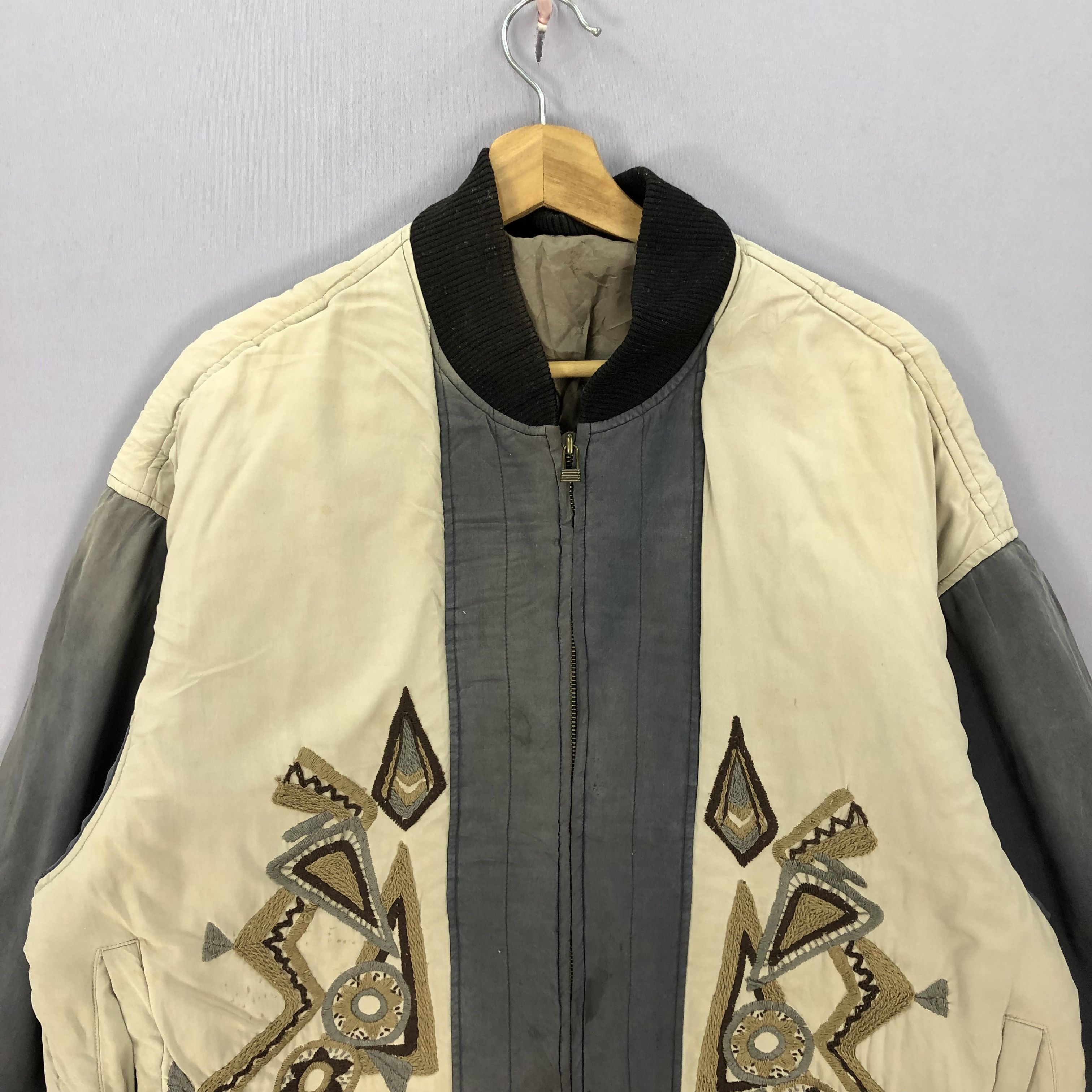 Vintage Vintage Santa Fe Bomber Jacket Pop Arts Varsity Jackets Size US L / EU 52-54 / 3 - 4 Thumbnail