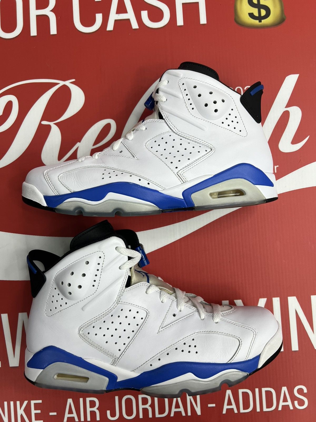 Jordan Brand Air Jordan 6 Sport Blue Size 10.5 Size US 10.5 / EU 43-44 - 2 Thumbnail