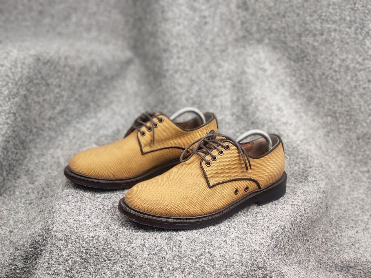 YMC You Must Create Design YMS Lace-up Canvas derby Brogue Shoes Size US 9 / EU 42 - 7 Thumbnail