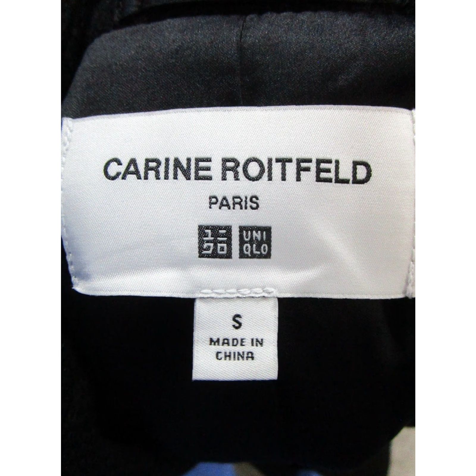 Uniqlo Uniqlo Carine Roitfeld Sports Coat Womens Small Black Wool Blazer Size S / US 4 / IT 40 - 3 Thumbnail