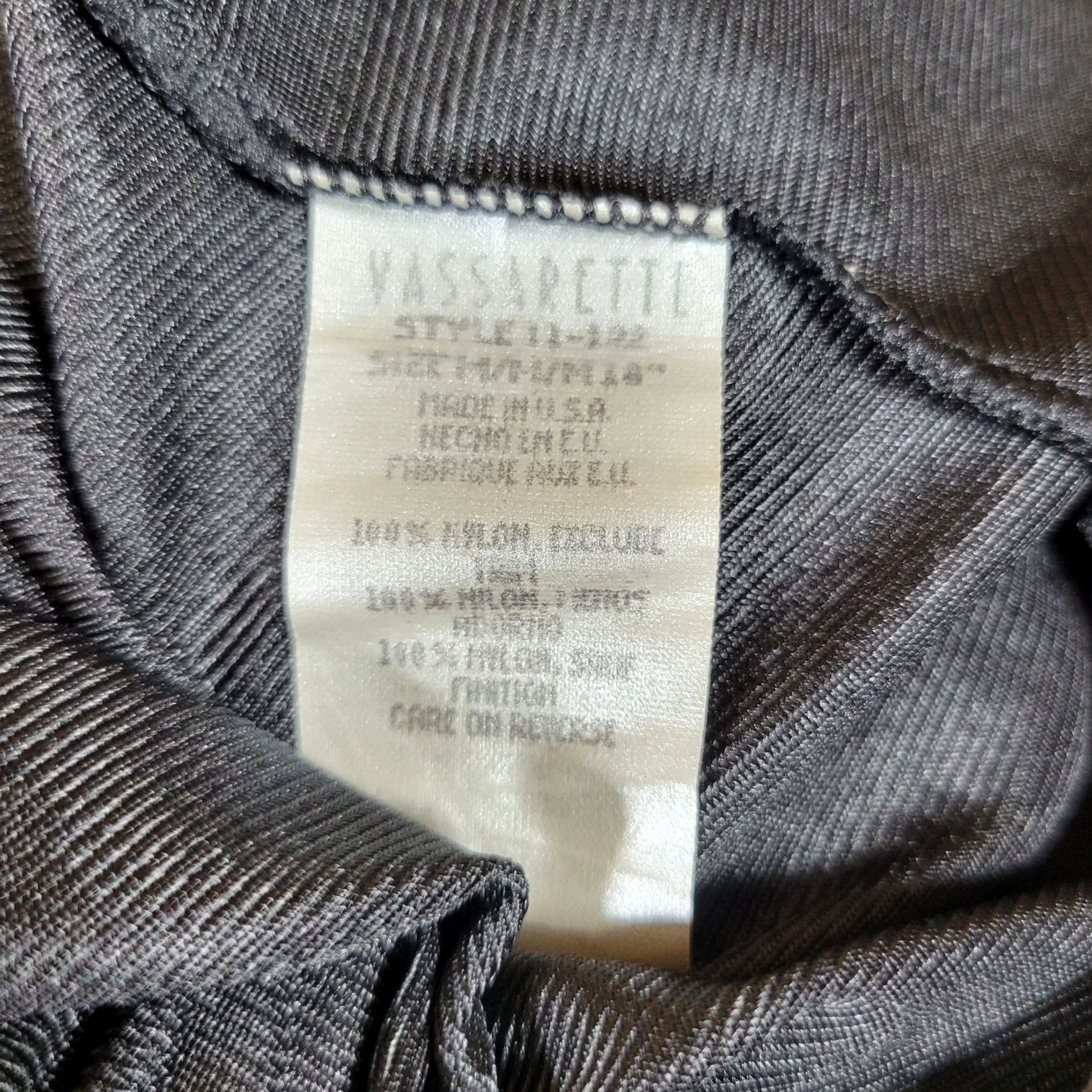 Vintage VINTAGE Vassarette Slip Black Lingerie Undergarment Size M Size 32" / US 10 / IT 46 - 3 Thumbnail