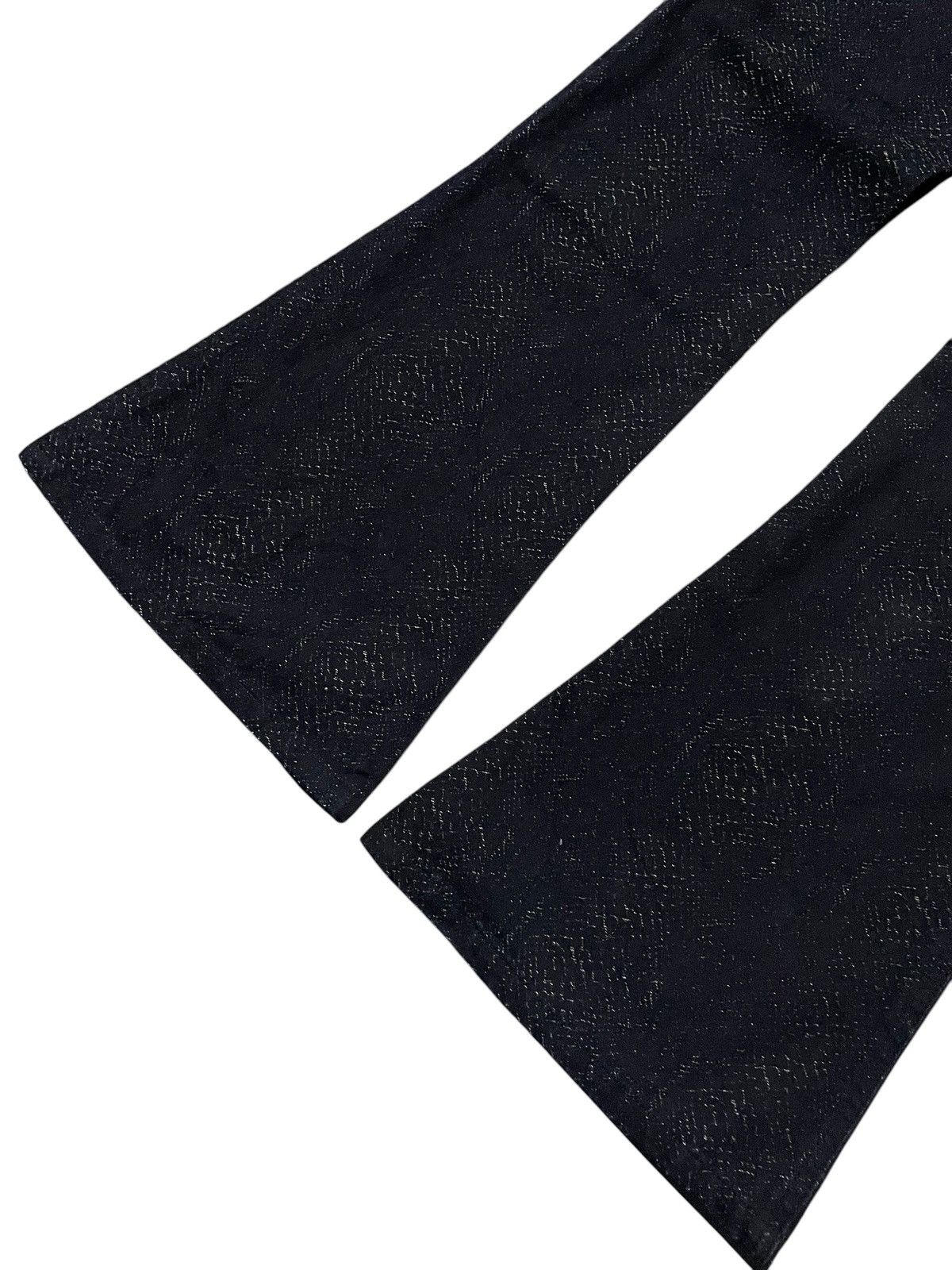 5351 POUR LES HOMMES × semanticdesign CPA Japan 🐍 Jacquard Phantom Snake Pattern Scale Flare Jeans Size US 31 - 12 Thumbnail