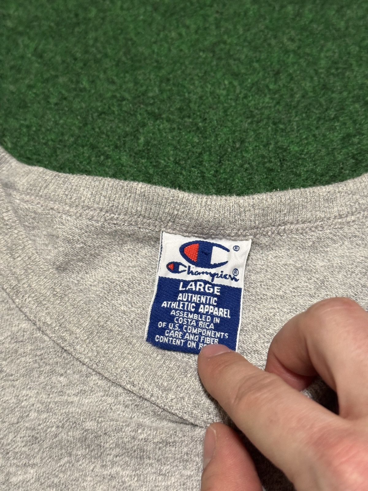 Champion Notre Dame Vintage 90s Y2K Large College University T Shirt Size US L / EU 52-54 / 3 - 3 Thumbnail