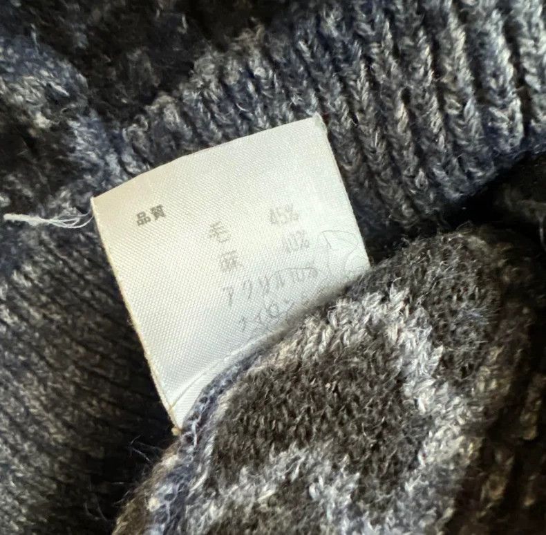 Issey Miyake issey miyake size:one size Wool-linen blended knitted swea Size US XXS / EU 40 - 6 Thumbnail