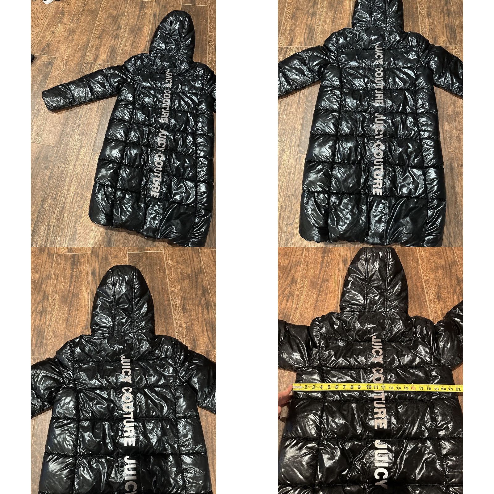 Juicy Couture VINTAGE Juicy Couture black label puffer coat parka Down Blend size Large Coat Parka Women Long Black Logo Hooded Insulated Waterproof Zip Size L / US 10 / IT 46 - 9 Thumbnail