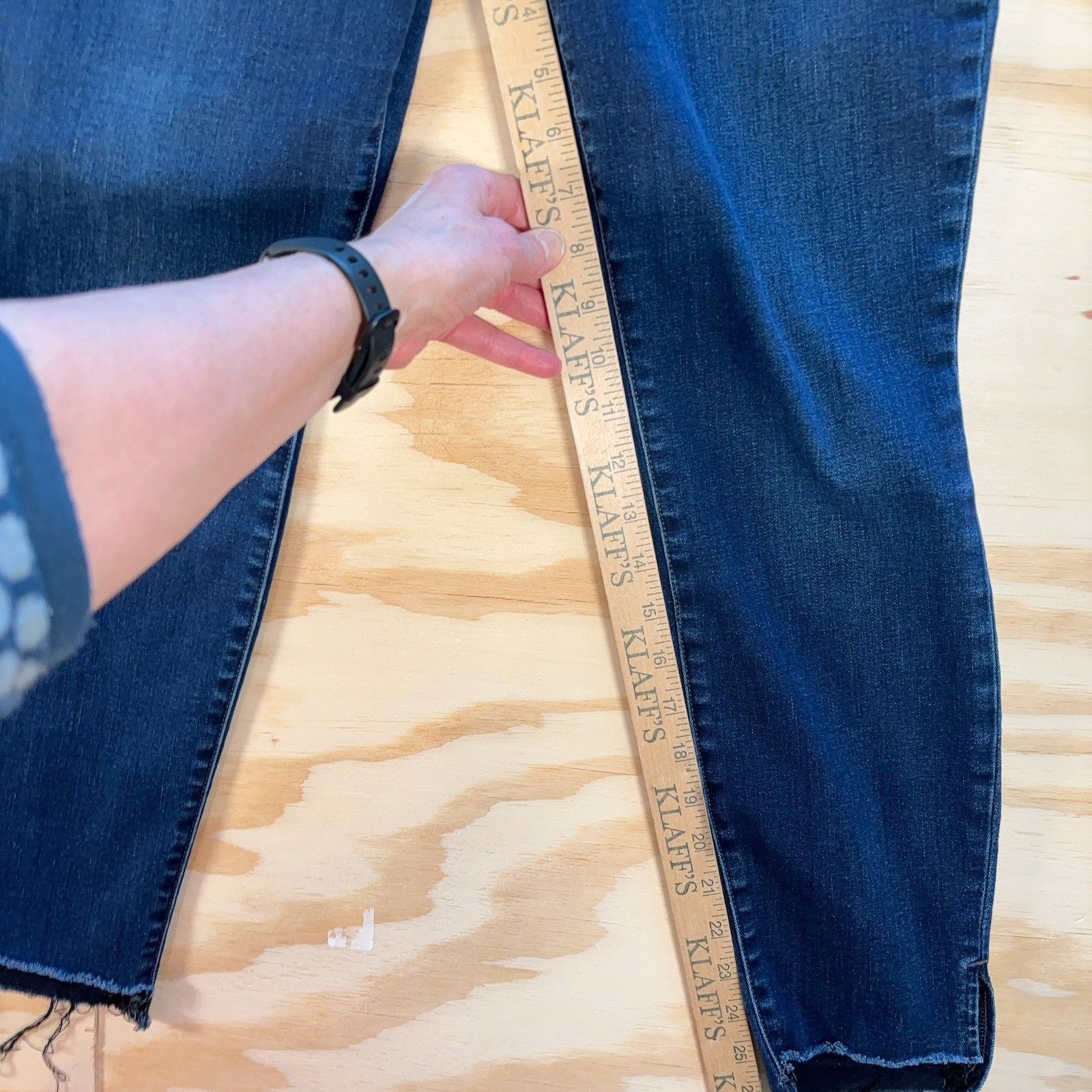Pistola Pistola Jeans Size 30 Straight Leg Crop Womens Raw Hem Size 30" / US 8 / IT 44 - 11 Thumbnail