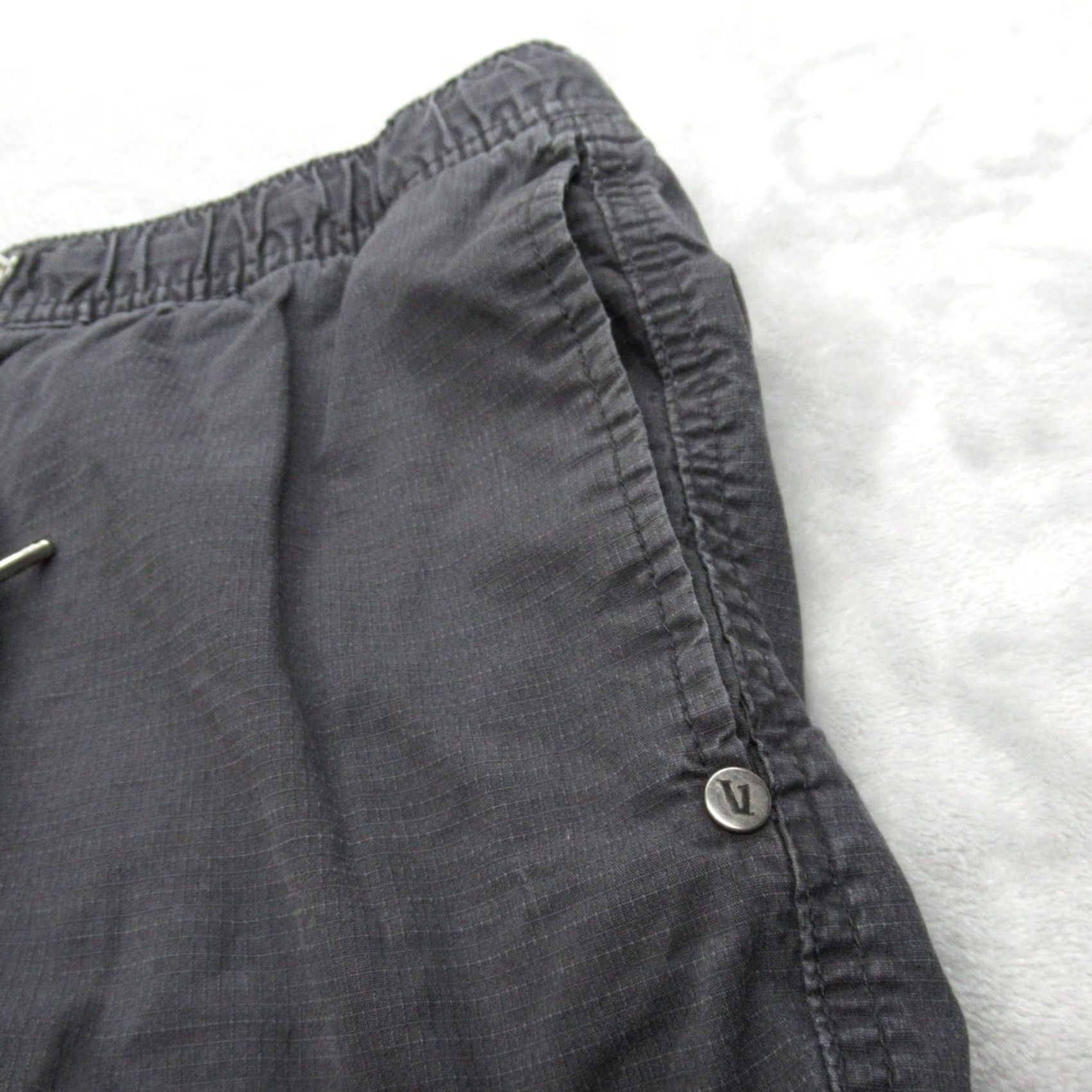 Vuori Vuori Pants Men Medium Gray Elastic Drawstring Pockets Ripstop Climbing READ Size US 31 - 5 Thumbnail