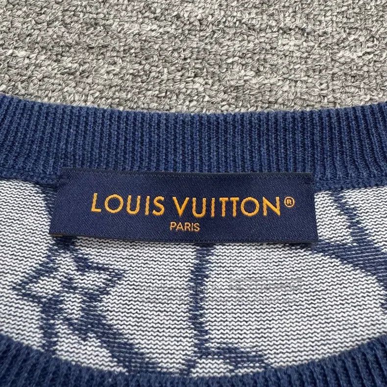 Louis Vuitton Louis Vuitton size 4l Fishnet print short sleeves Size US M / EU 48-50 / 2 - 2 Thumbnail
