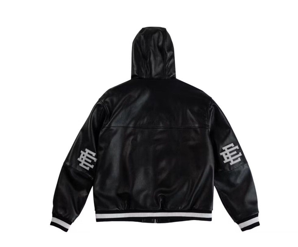 Eric Emanuel Eric Emanuel EE black leather bomber jacket xxl Size US XXL / EU 58 / 5 - 2 Thumbnail