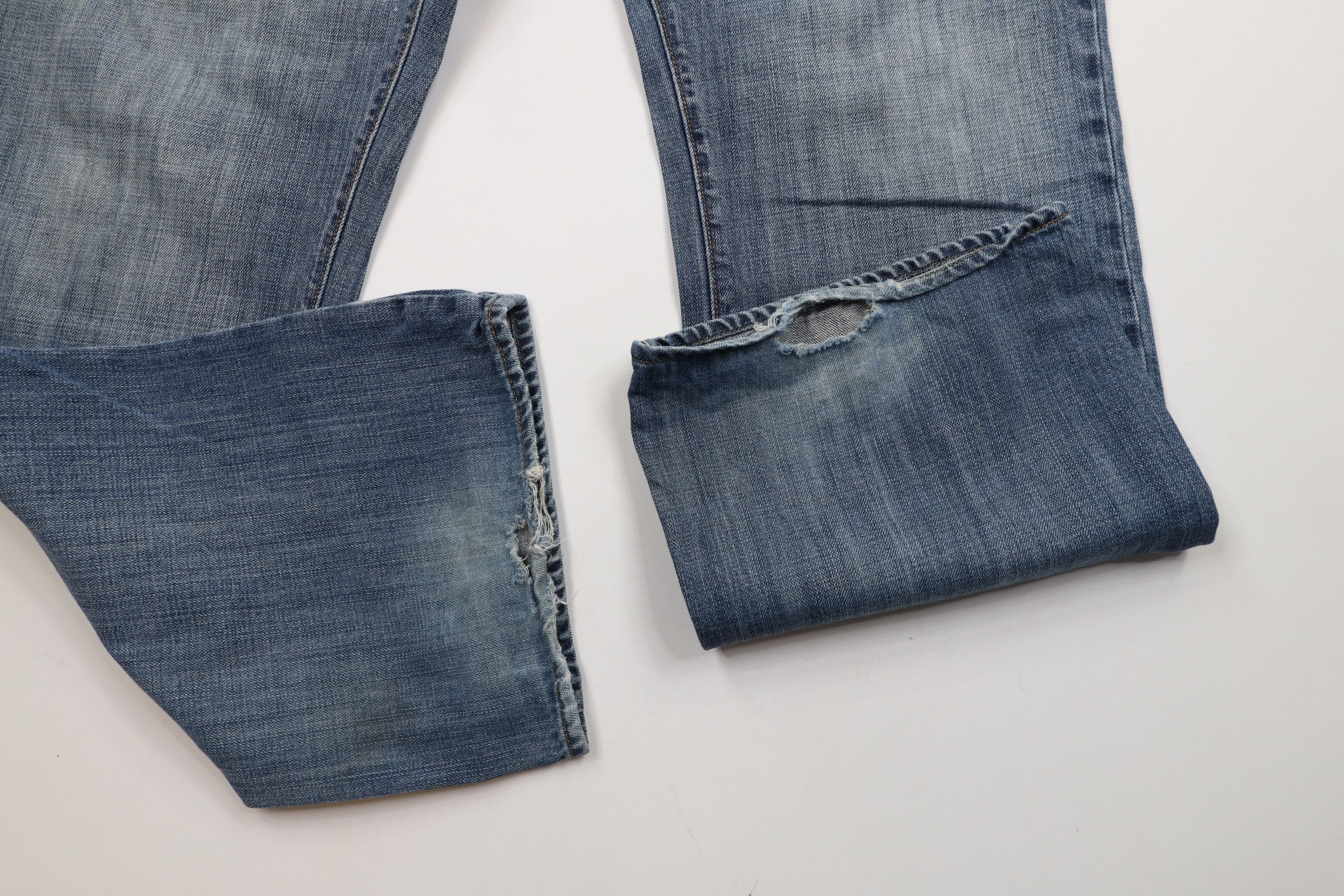 Gap × Vintage Vintage Y2K Gap Wide Leg Boot Fit Denim Jeans Blue Cotton Size US 36 / EU 52 - 6 Thumbnail