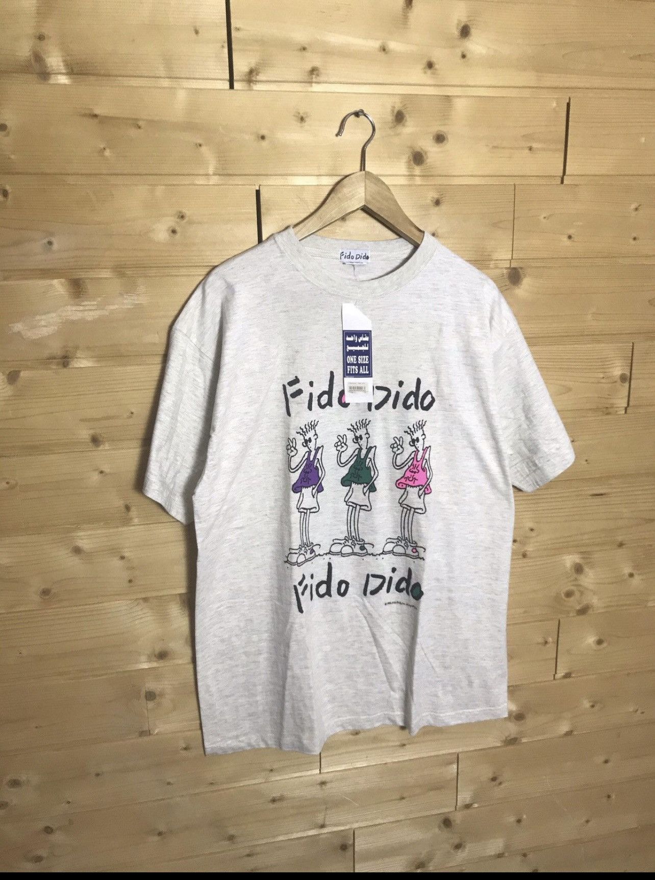 Vintage Vintage 1992 Fido Dido t shirt Size US XL / EU 56 / 4 - 2 Thumbnail
