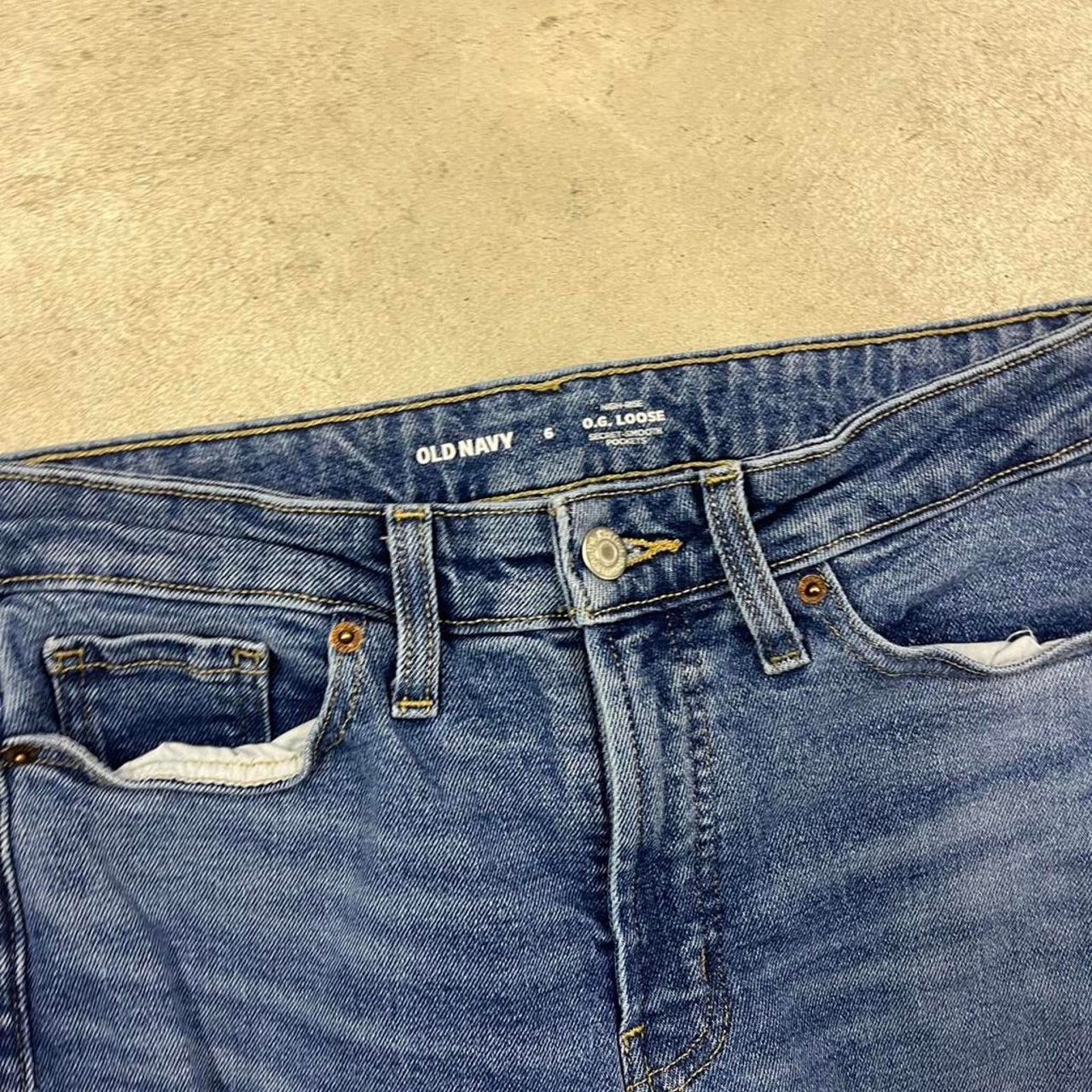 Old Navy 2000s old navy barrel jeans Size 26" / US 2 / IT 38 - 5 Thumbnail