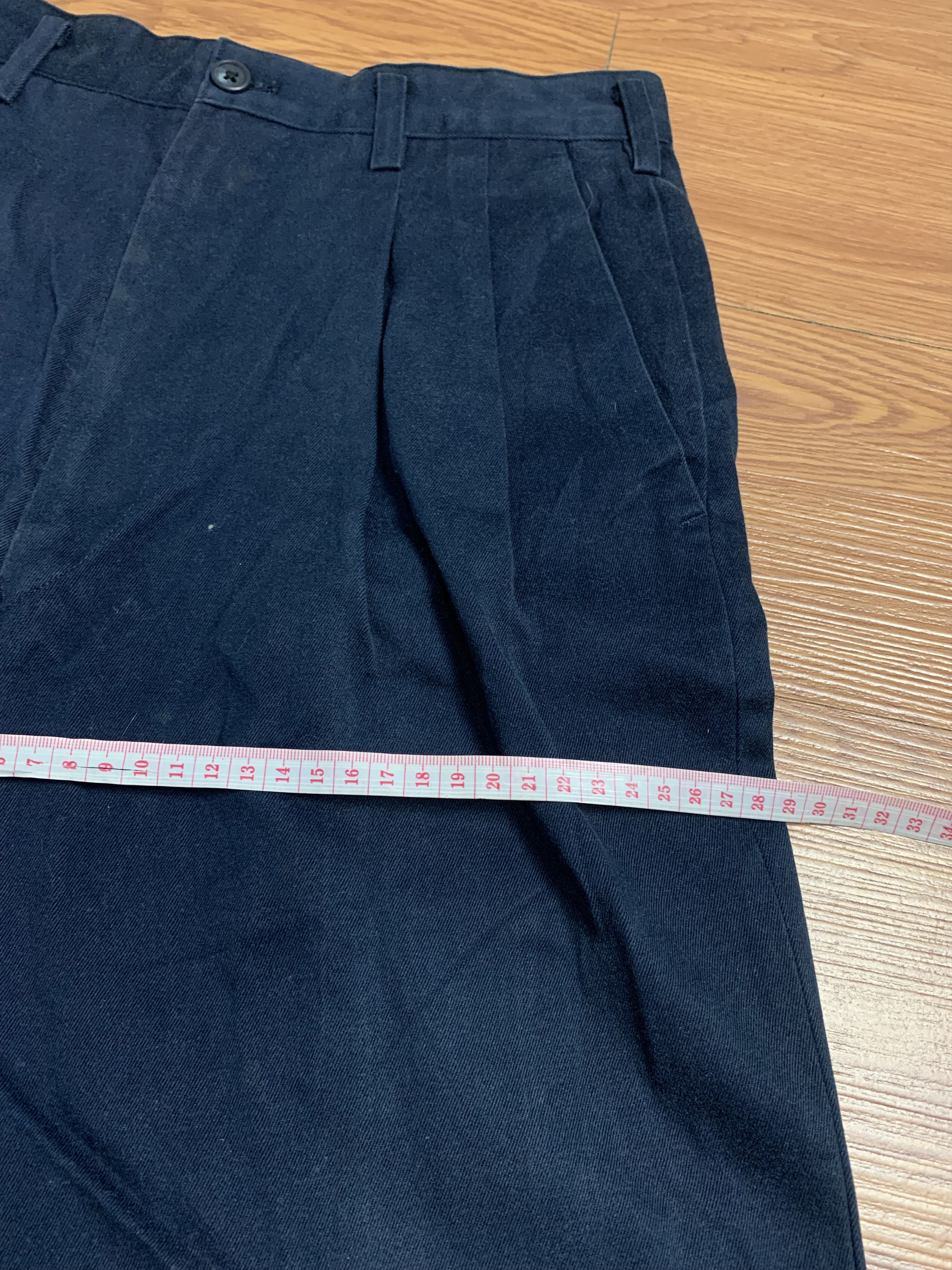 Yohji Yamamoto Vintage Yohji Yamamoto Pleated Wide Pants Size US 28 / EU 44 - 14 Thumbnail