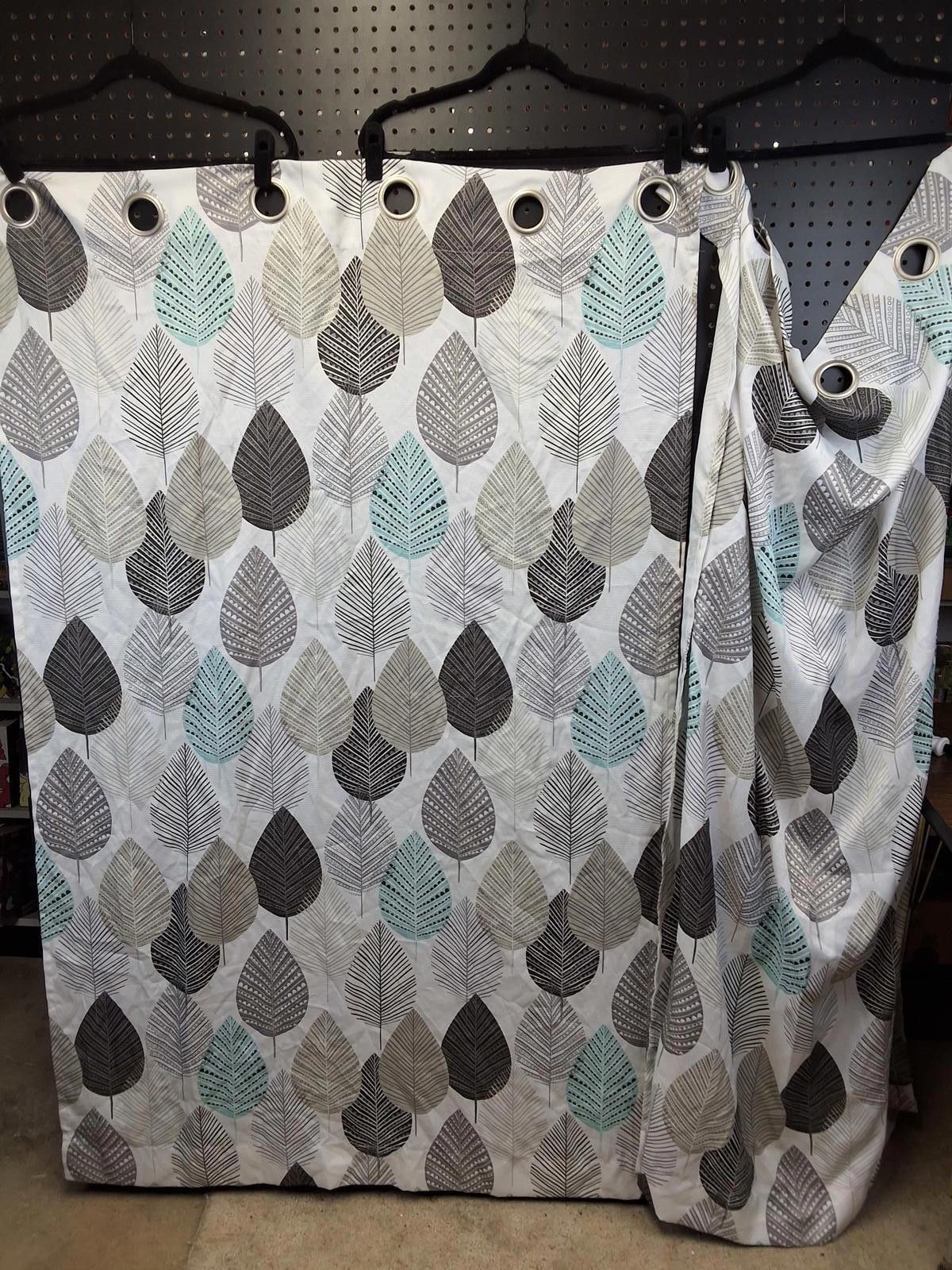 Genetic Manipulation Shinichiro Kuriya Stylish Leaf Pattern Curtains with Grommets Size ONE SIZE - 1 Thumbnail