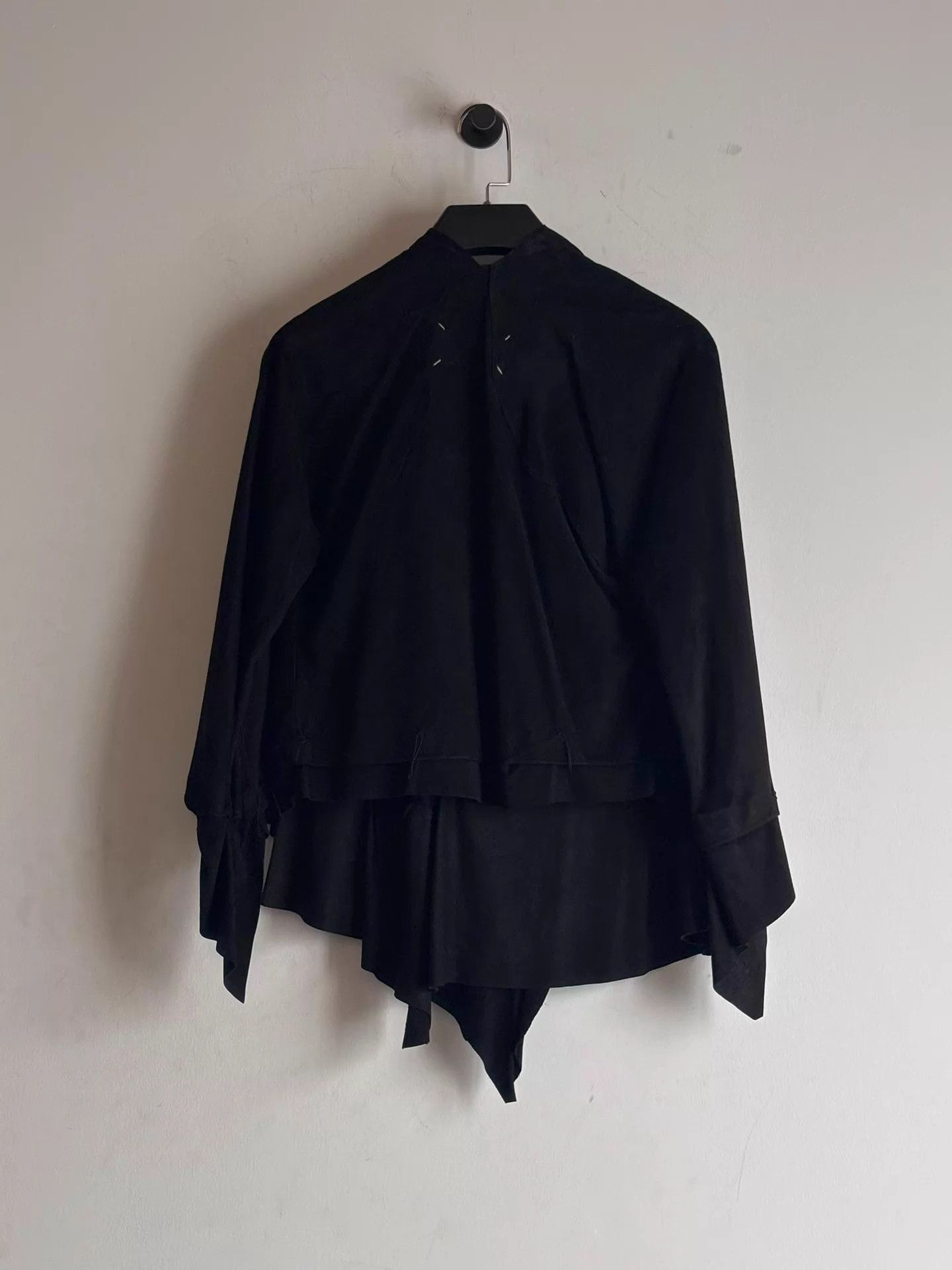 Maison Margiela MMM SS2004 White Label Rare Irregular Suede Jacket M Size M / US 6-8 / IT 42-44 - 4 Thumbnail