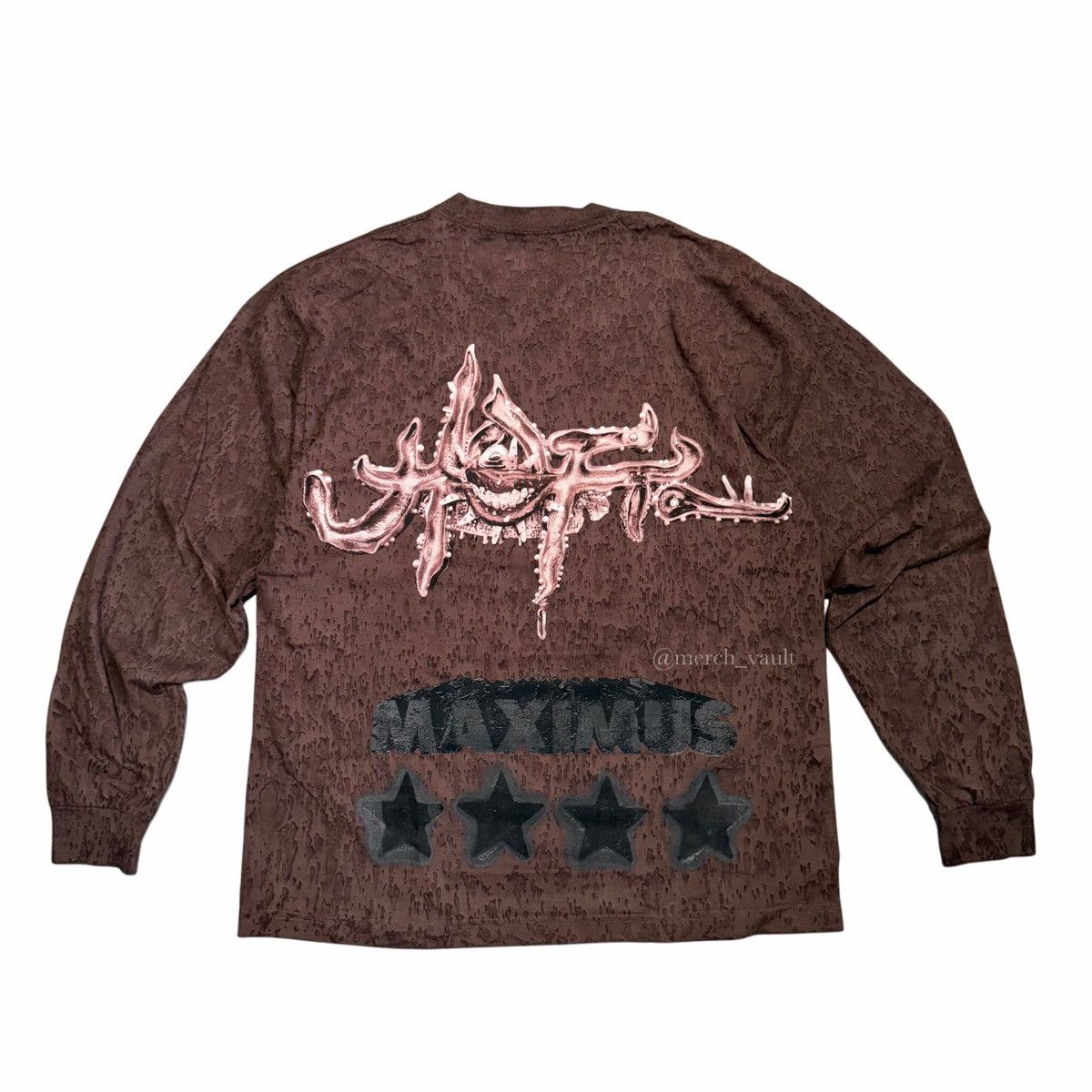 Travis Scott Utopia Tour Merch Brown Longsleeve Circus Maximus Size US L / EU 52-54 / 3 - 1 Thumbnail
