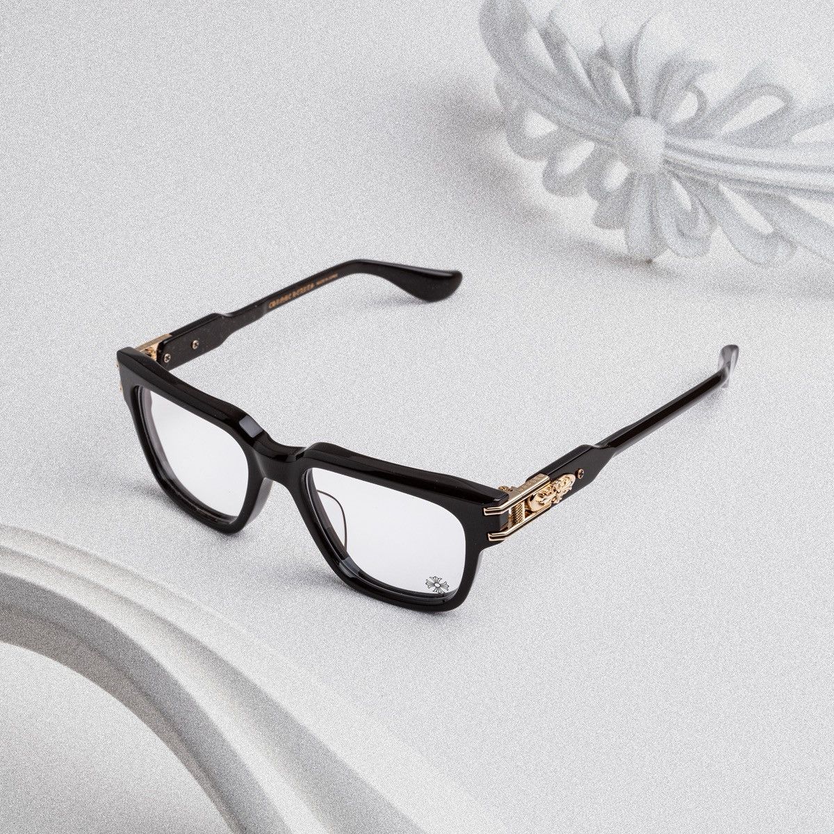 Chrome Hearts CHROME HEARTS BULGE CLASSIC BROWN GLASSES Size ONE SIZE - 2 Thumbnail