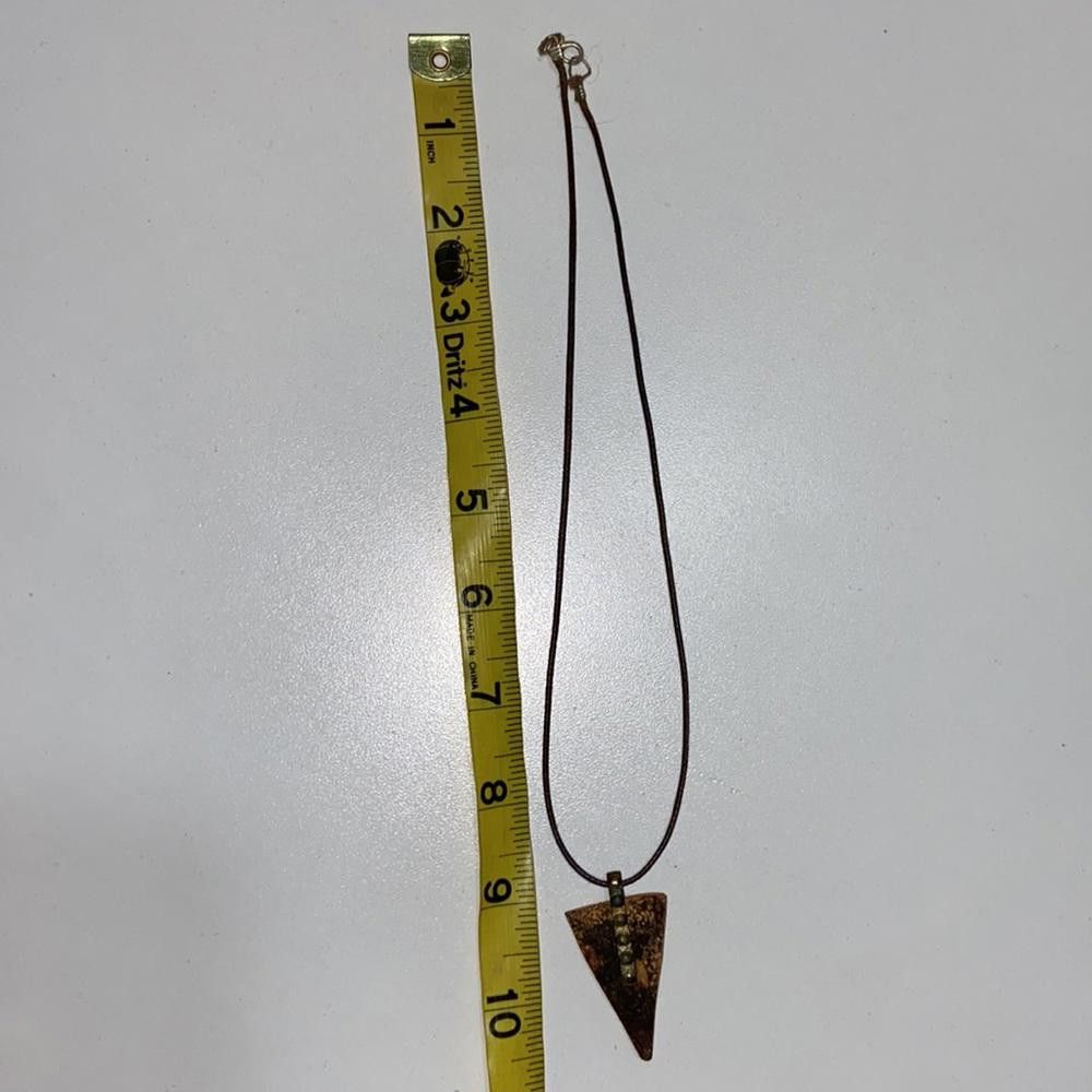 Designer Handmade Wooden & Leather Summer Necklace Size ONE SIZE - 5 Thumbnail