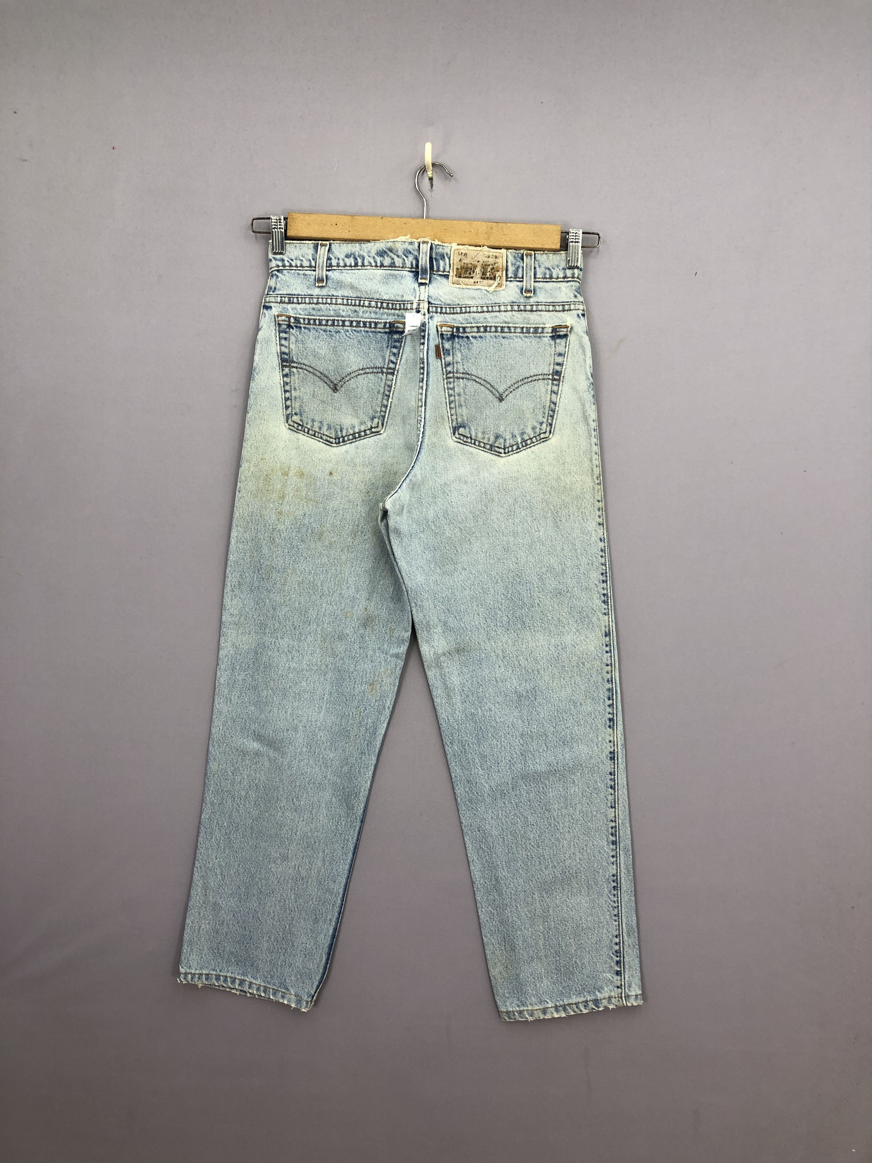 Levi's Vintage Levis Stonewash Jeans Light Wash Orange Tab Denim Size US 30 / EU 46 - 2 Thumbnail