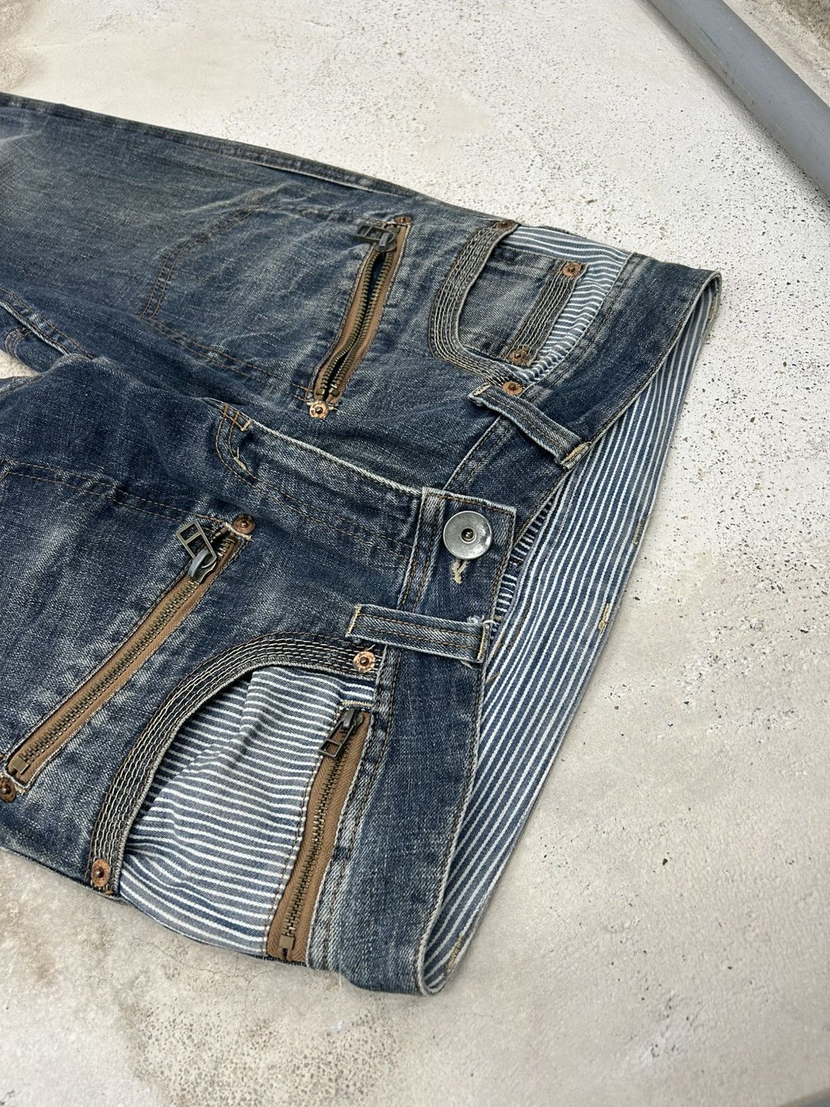 Japanese Brand Made In Heaven Unique Knee Arrow Kapital Style Junya Watanab Size US 33 - 9 Thumbnail