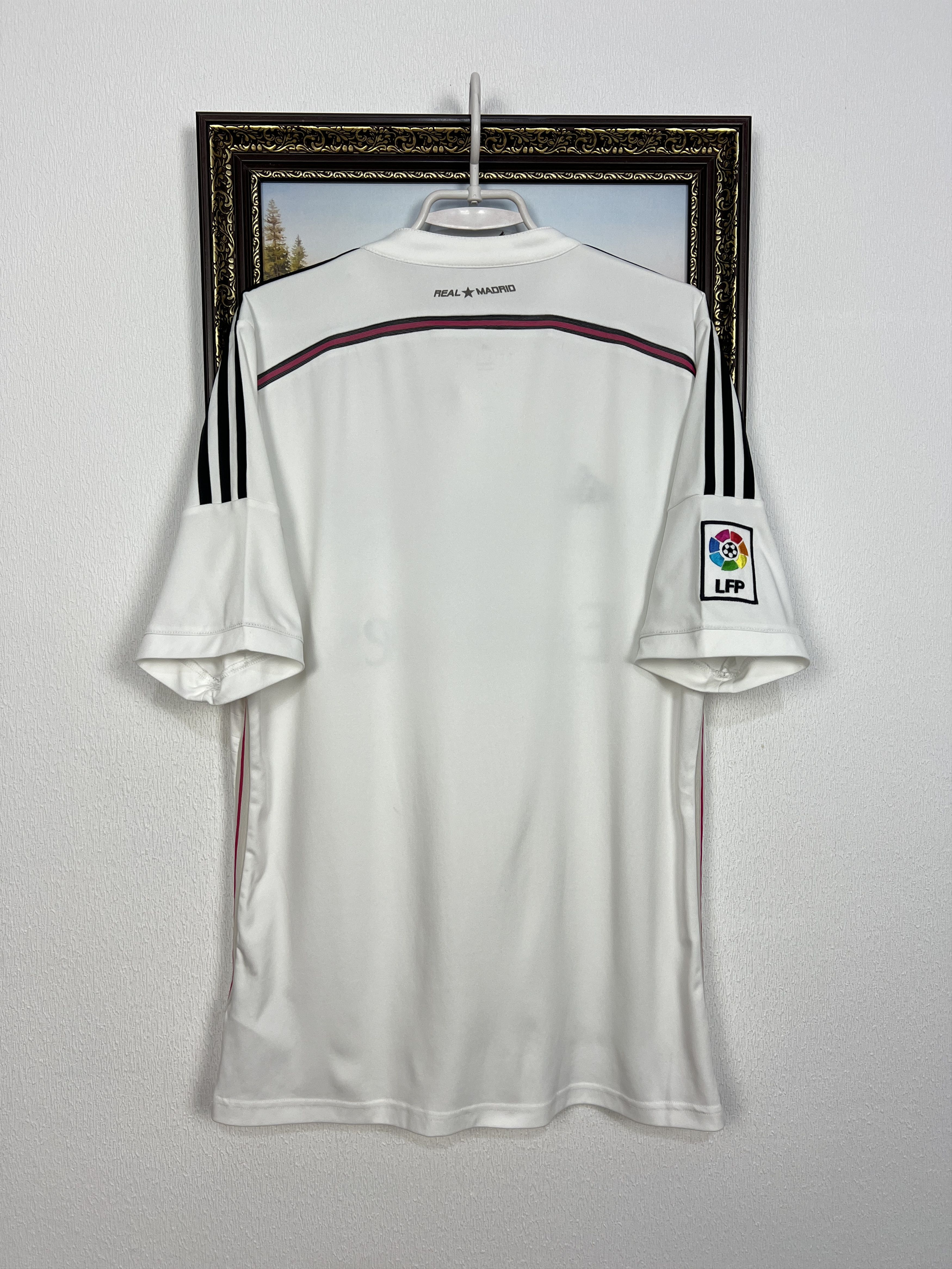 Adidas Real Madrid Home football shirt 2014 Soccer Jersey Trikot Size US L / EU 52-54 / 3 - 9 Thumbnail