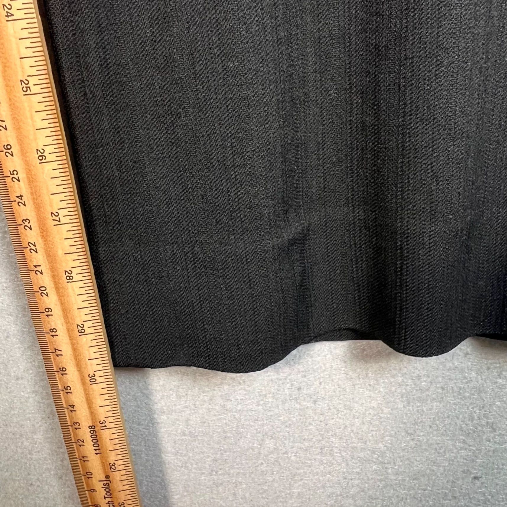 Escada VINTAGE ESCADA Pants Wide-Leg Wool Blend Adult Women 32 Black Wool Dress Pants 30 In Inseam Womens Size 24" / US 00 / IT 34 - 7 Thumbnail