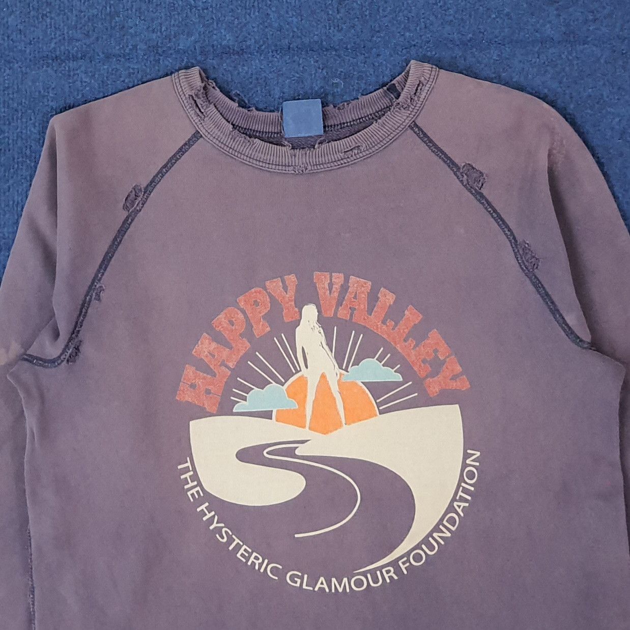 Hysteric Glamour Vintage Hysteric Glamour Distressed Style Sweatshirt C260N18 Size US XS / EU 42 / 0 - 2 Thumbnail