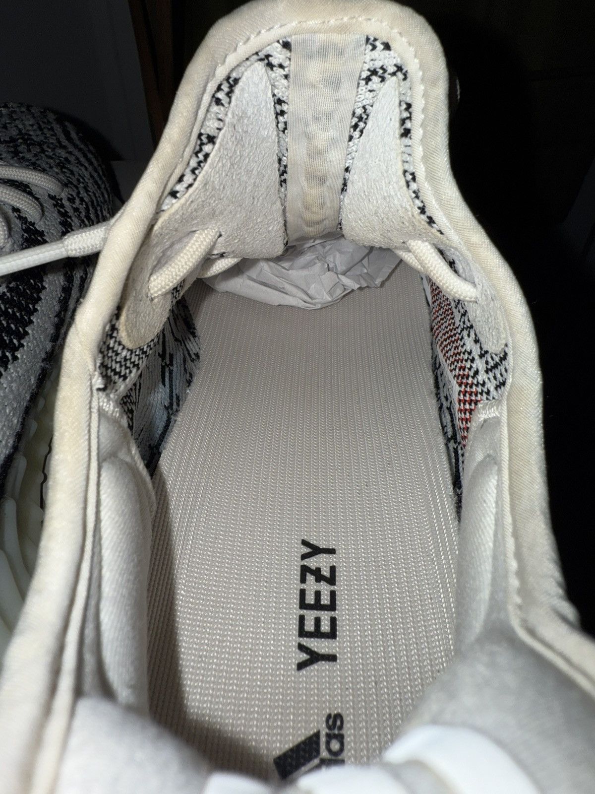 Size 11 Adidas Yeezy Boost 350 V2 Zebra