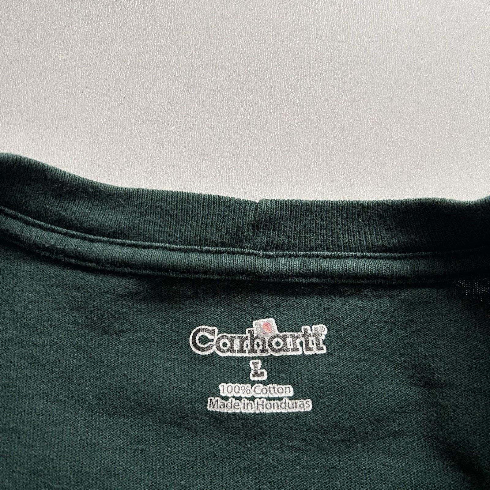 Carhartt Vintage Carhartt Pocket T Shirt Large Green Workwear Cotton Size US L / EU 52-54 / 3 - 4 Thumbnail