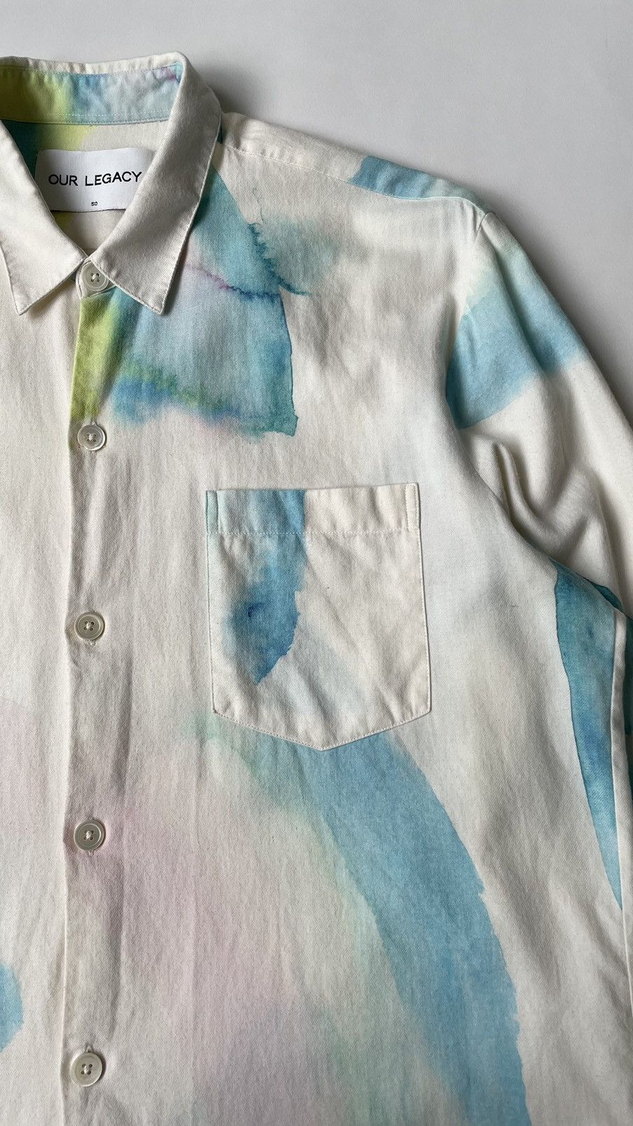 Our Legacy A/W 14 Watercolour Print Shirt Size US M / EU 48-50 / 2 - 5 Thumbnail