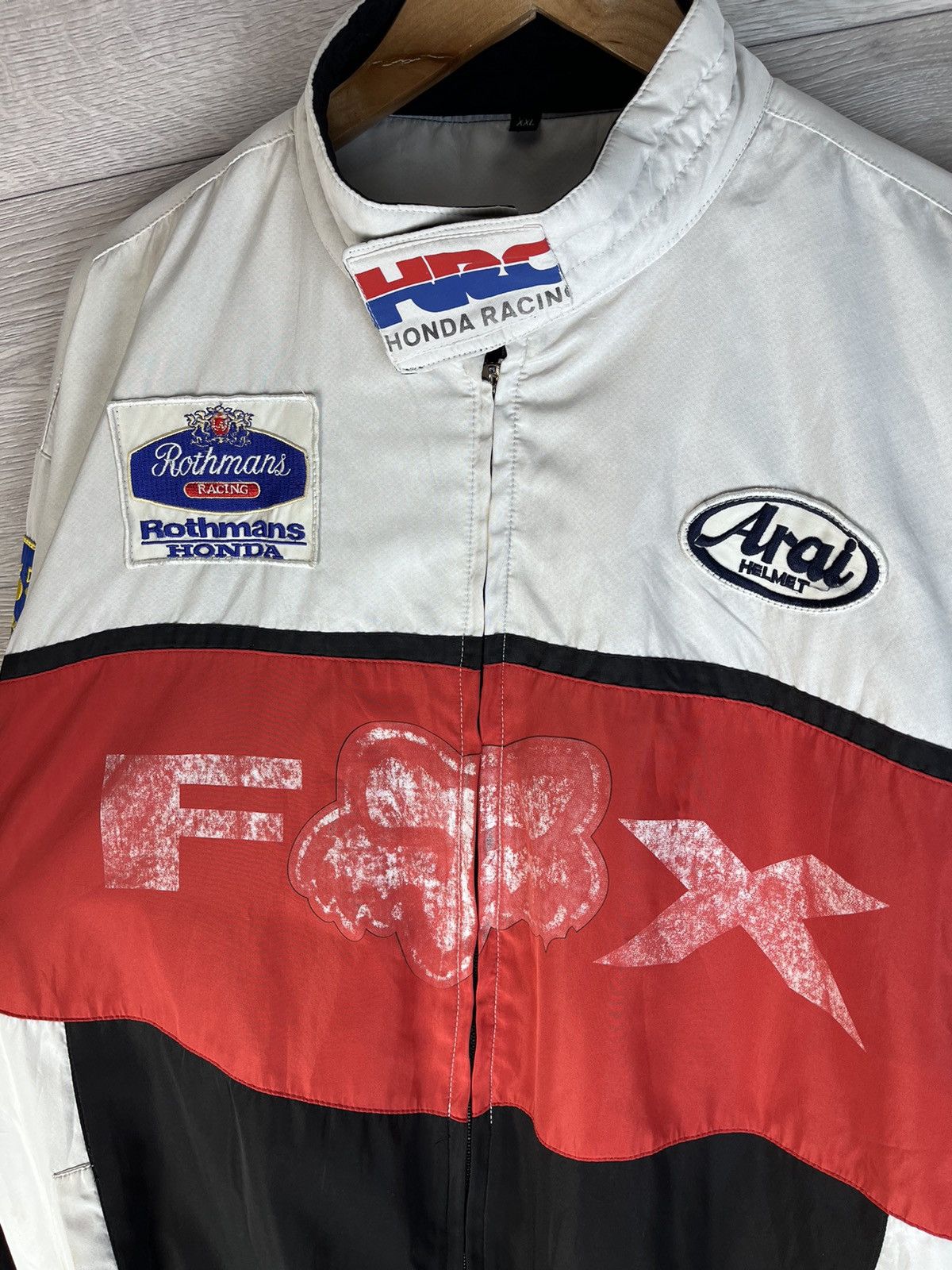 Fox Racing Vintage men's motorcycle jacket Fox Xxl made in USA Hounda Size US XXL / EU 58 / 5 - 7 Thumbnail