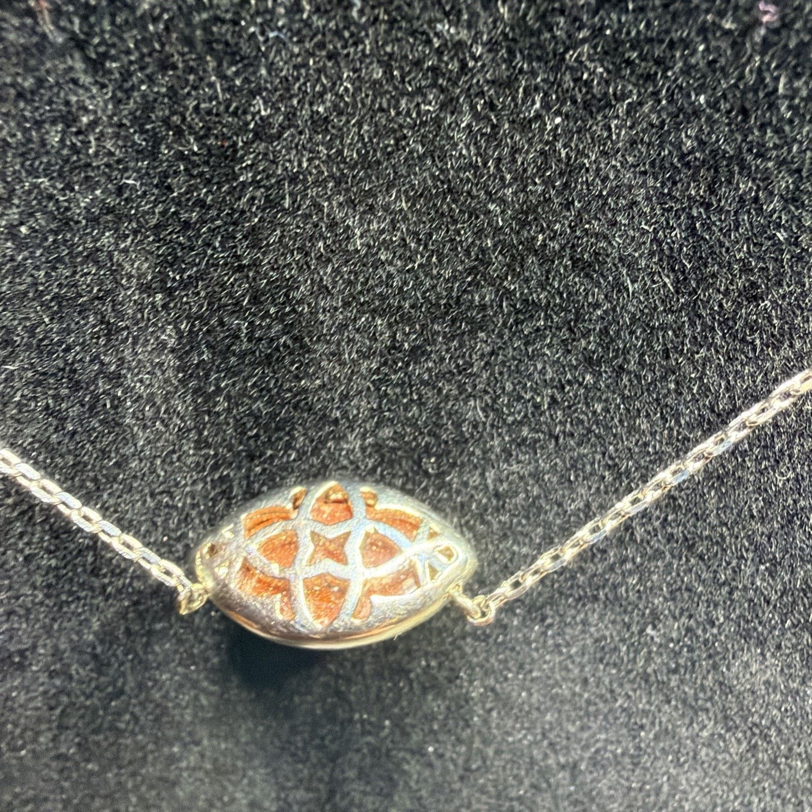 Kendra Scott Kendra Scott Football Set Silver Plated Necklace Earrings Size ONE SIZE - 9 Thumbnail
