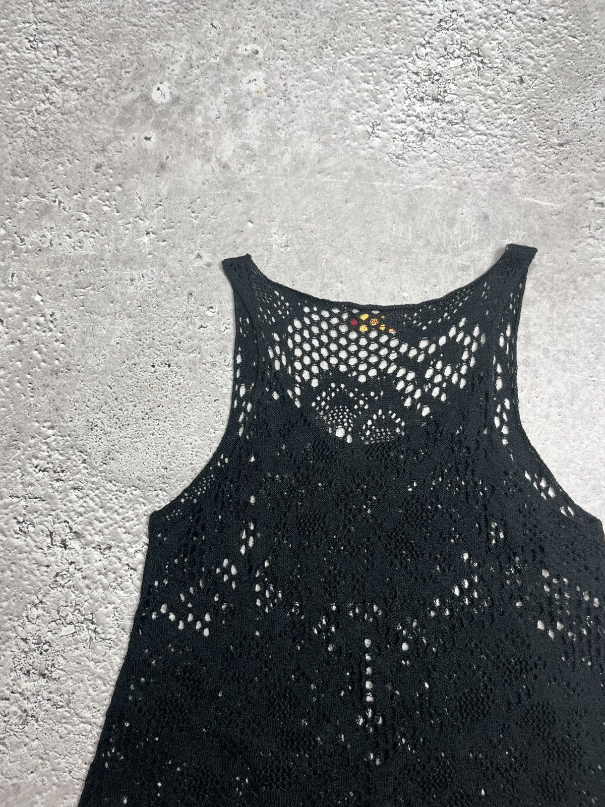 Other Buffalo London Y2K Knit Mesh Tank Top Black Semi Sheer M Size M / US 6-8 / IT 42-44 - 11 Thumbnail
