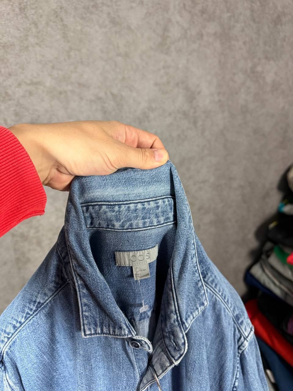 Cos COS designer denim shirt Size US L / EU 52-54 / 3 - 7 Thumbnail