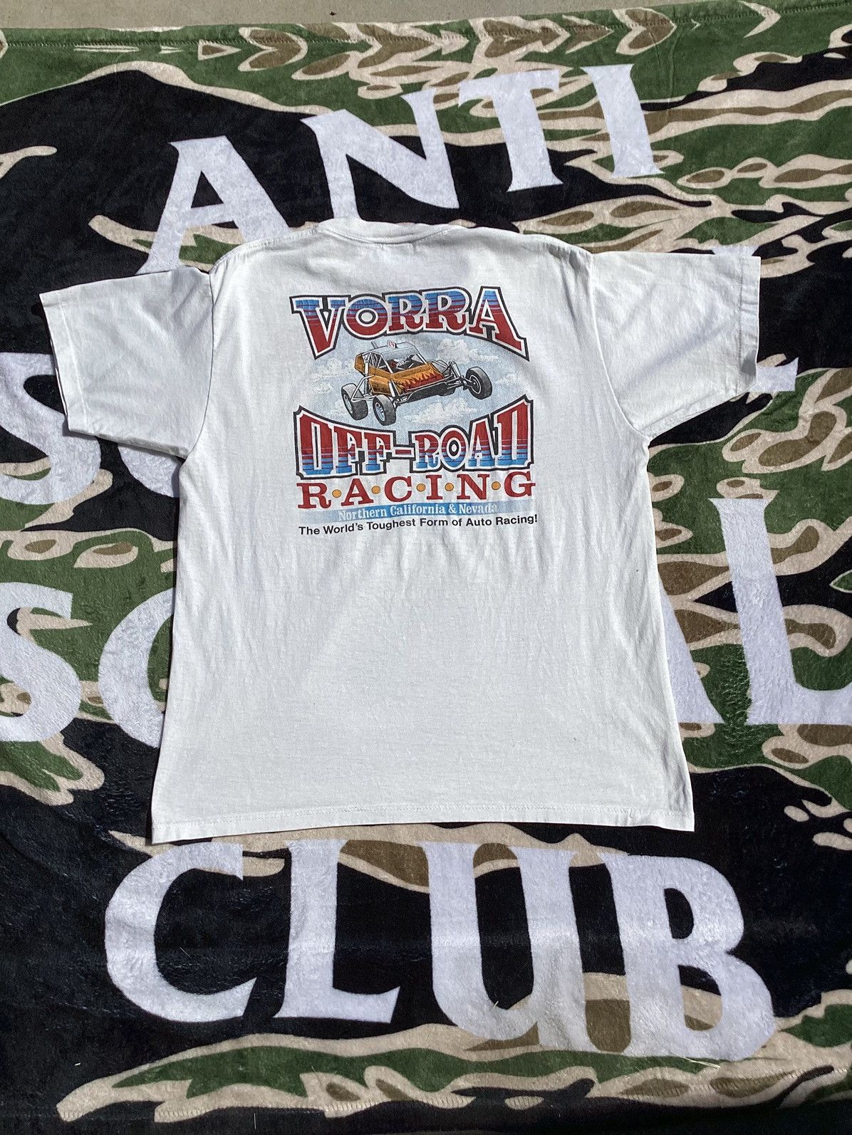 Jerzees Vtg 90s Vora off-road racing northern California in Nevada T Size US L / EU 52-54 / 3 - 1 Thumbnail
