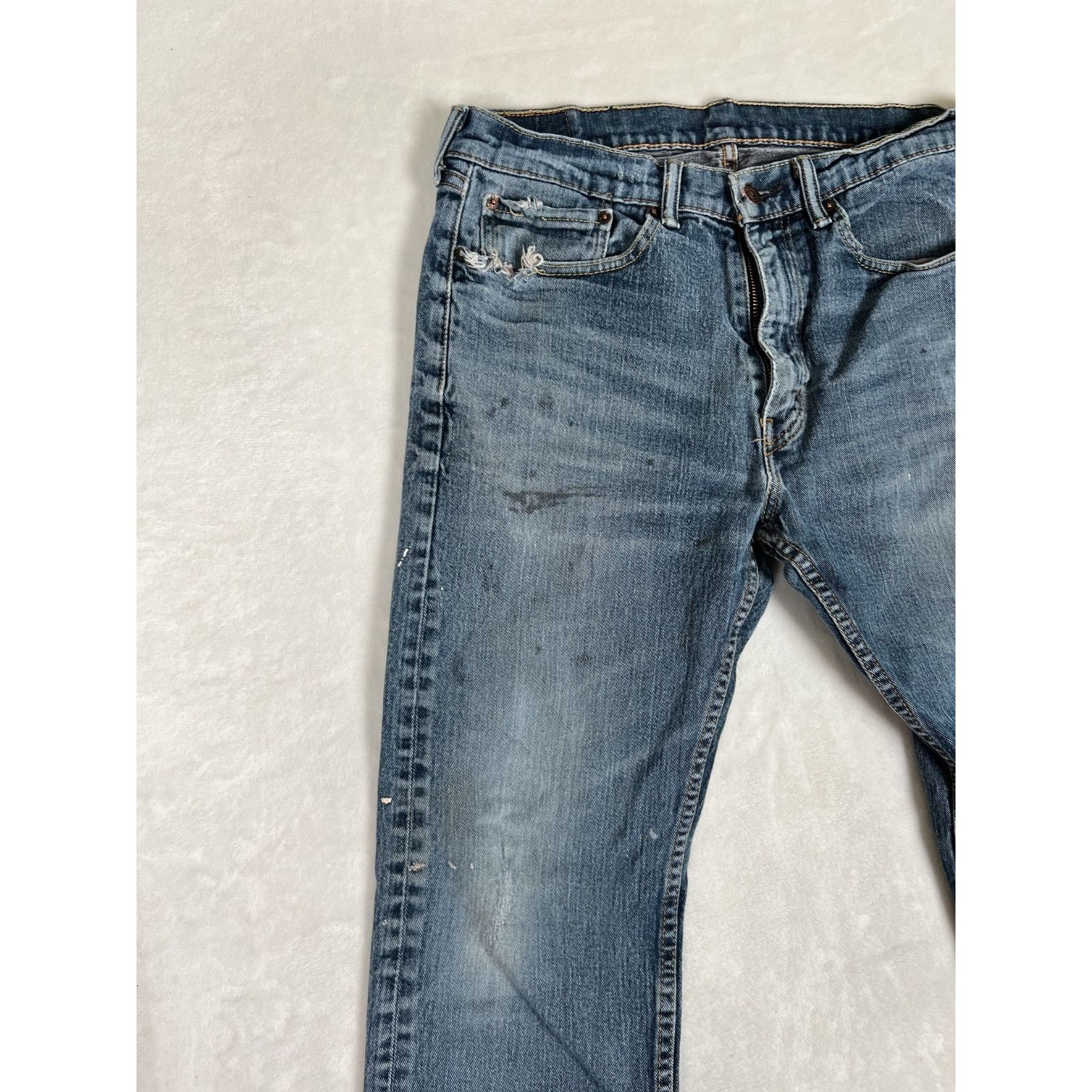 Levi's Vintage Levi’s 505 Blue Denim Jeans Size 34x30 Made in Mexic Size US 34 / EU 50 - 3 Thumbnail