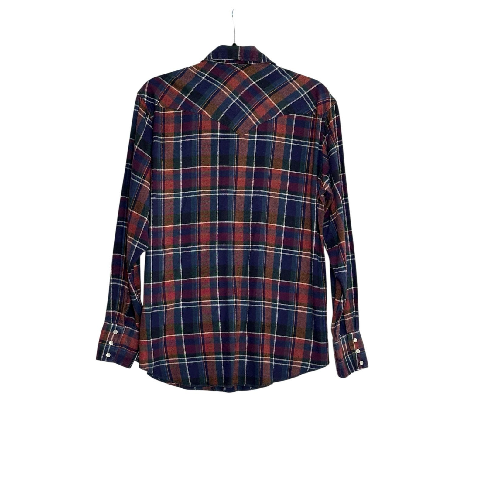Wrangler Wrangler plaid long sleeves casual western shirt size M Size US M / EU 48-50 / 2 - 6 Thumbnail