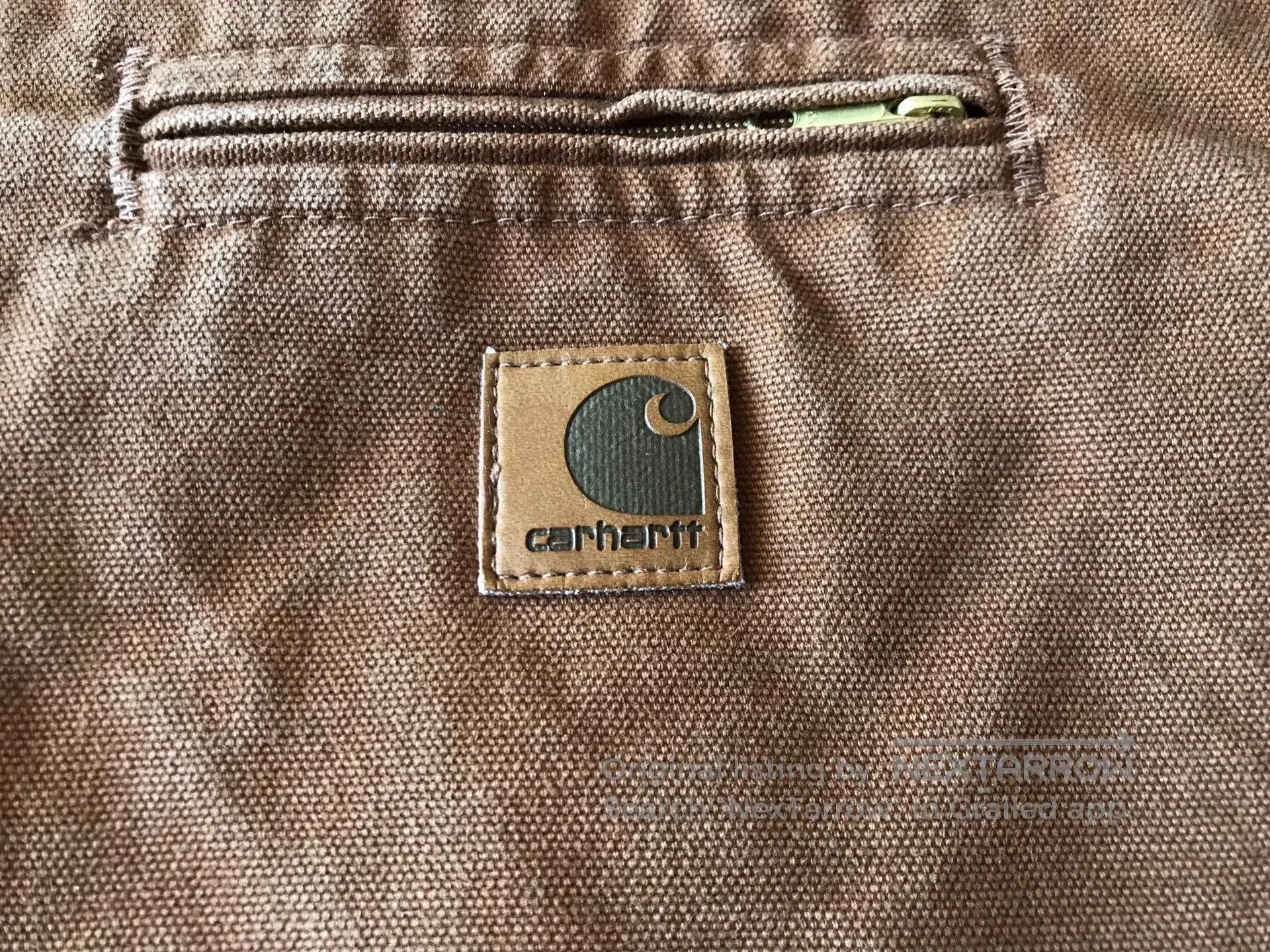 Carhartt Carhartt J141 Brown Hooded Canvas Jacket. Size US XXL / EU 58 / 5 - 5 Thumbnail