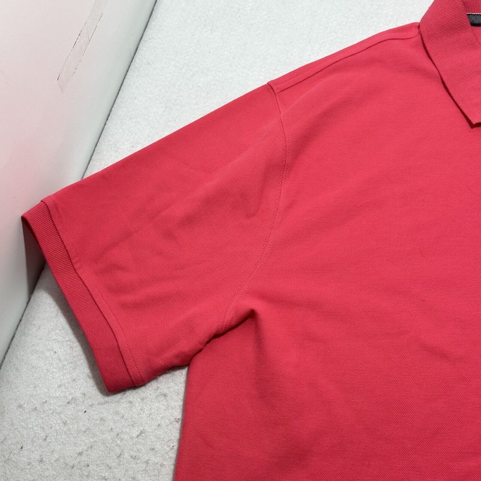 Saddlebred Saddlebred XL Perfect Polo Coral Pink Button Collared Shirt Size US XL / EU 56 / 4 - 5 Thumbnail